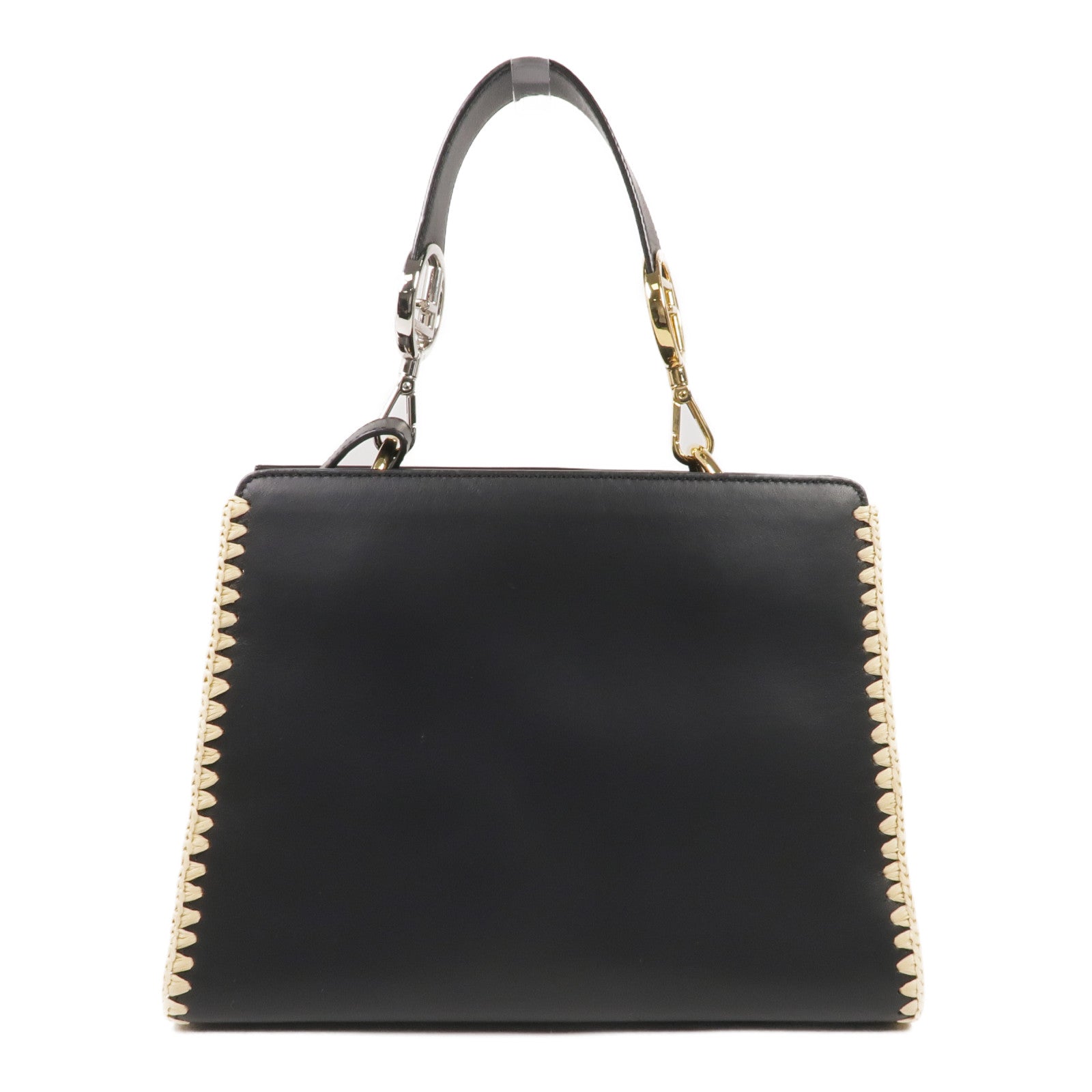 FENDI 牛皮皮革/蛇皮皮革2 Way Shoulder手挽肩背兩用袋