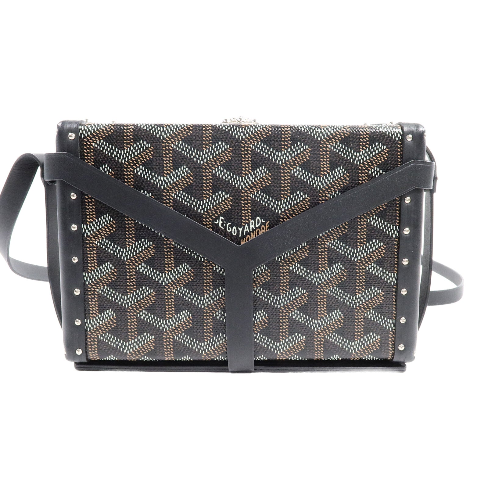GOYARD 塗層帆布Minaudiere Trunk肩背袋
