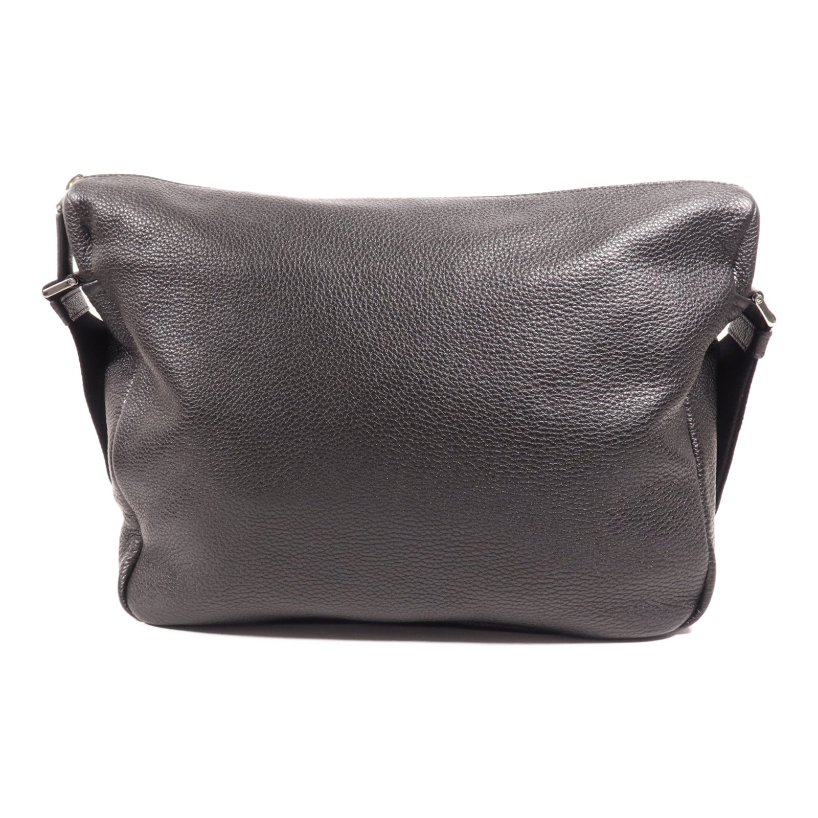 PRADA 牛皮皮革Shoulder Bag銀扣肩背袋