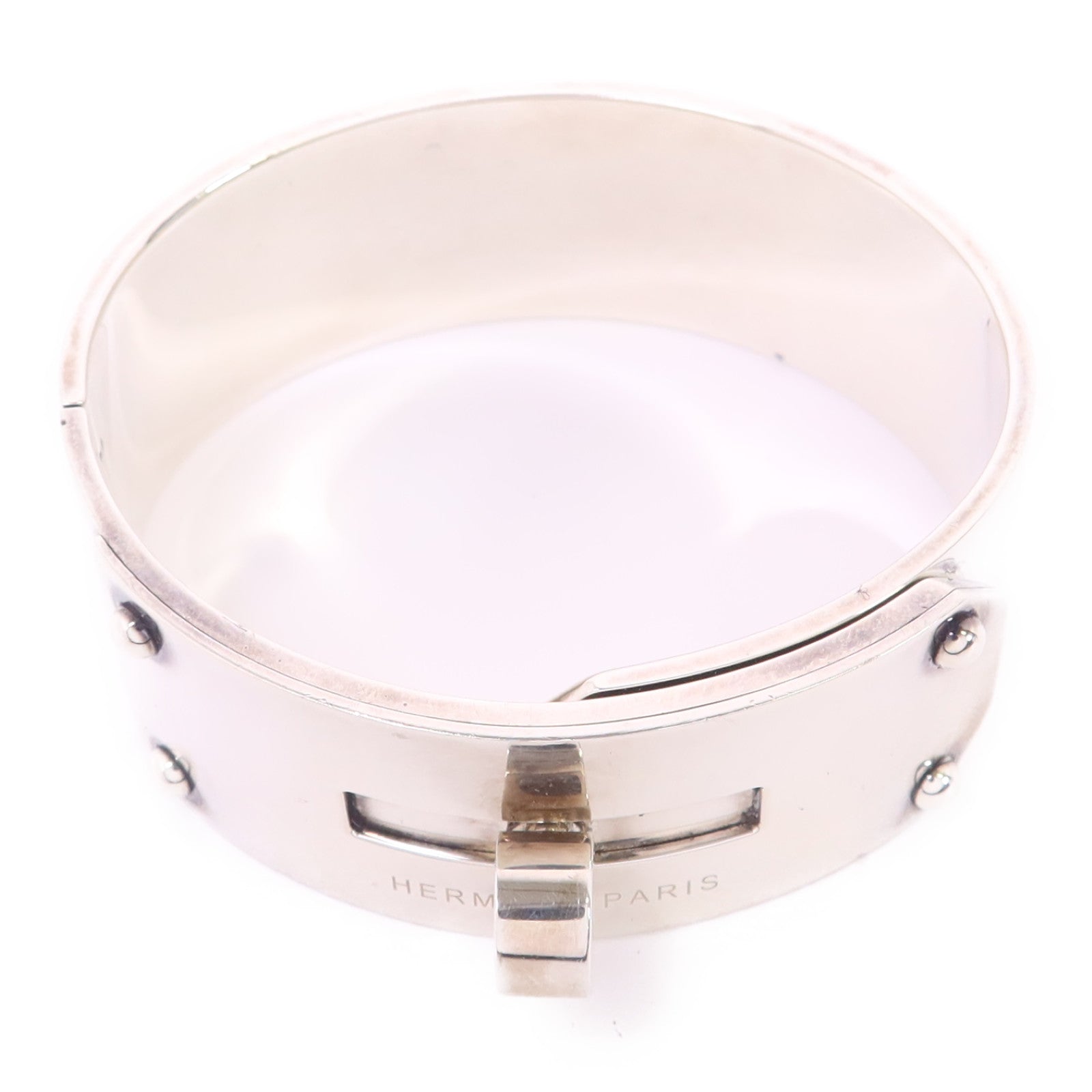 HERMES 925純銀Kelly MM Bracelet手鐲#16cm