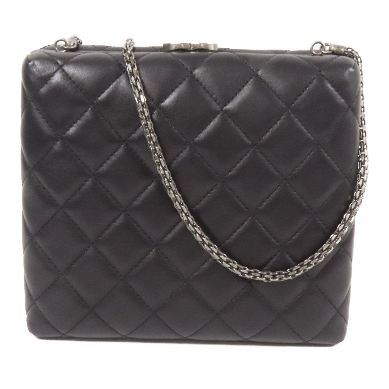 CHANEL 牛皮皮革Chain Shoulder鏈帶肩背袋