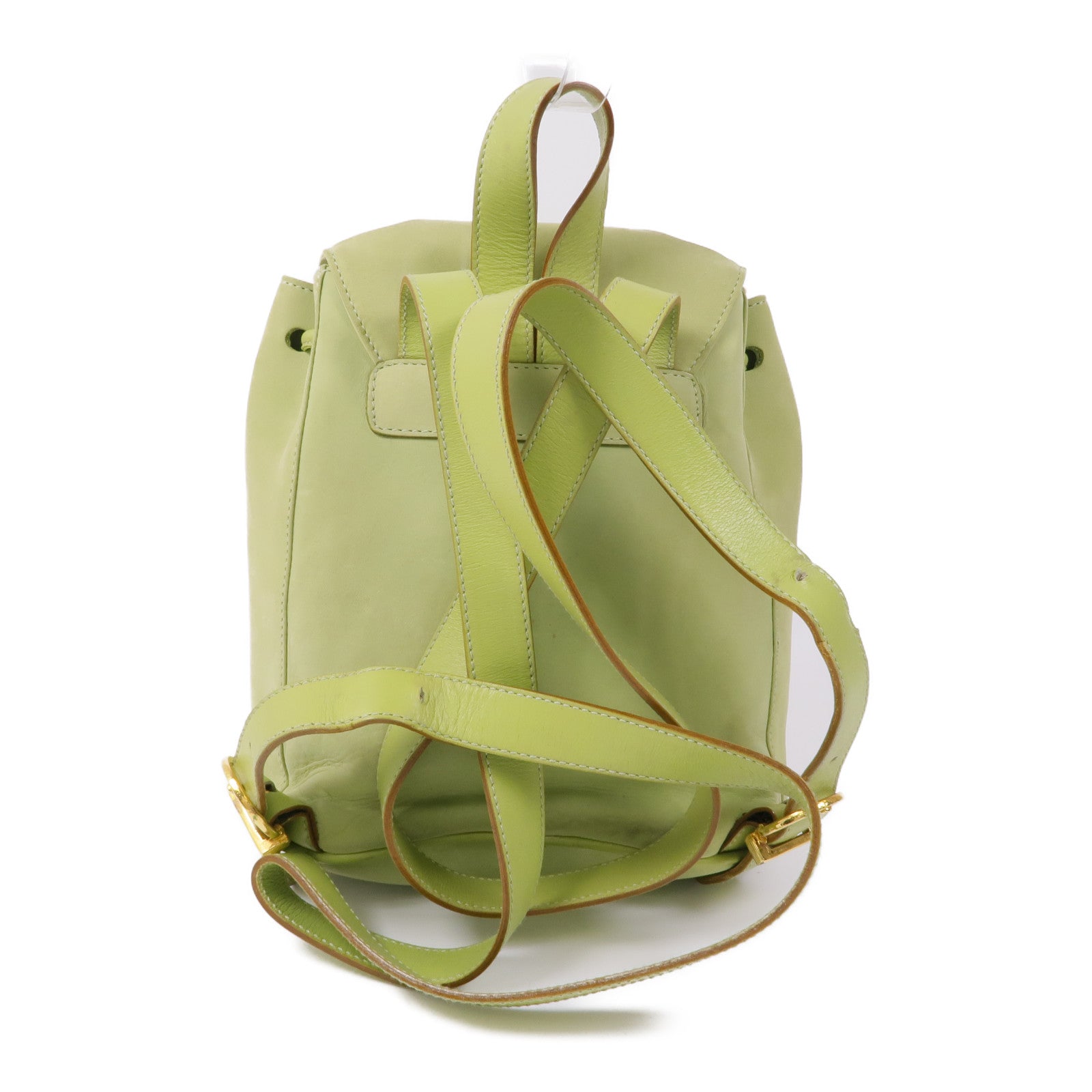 Salvatore Ferragamo 麂皮皮革Backpack金扣背包