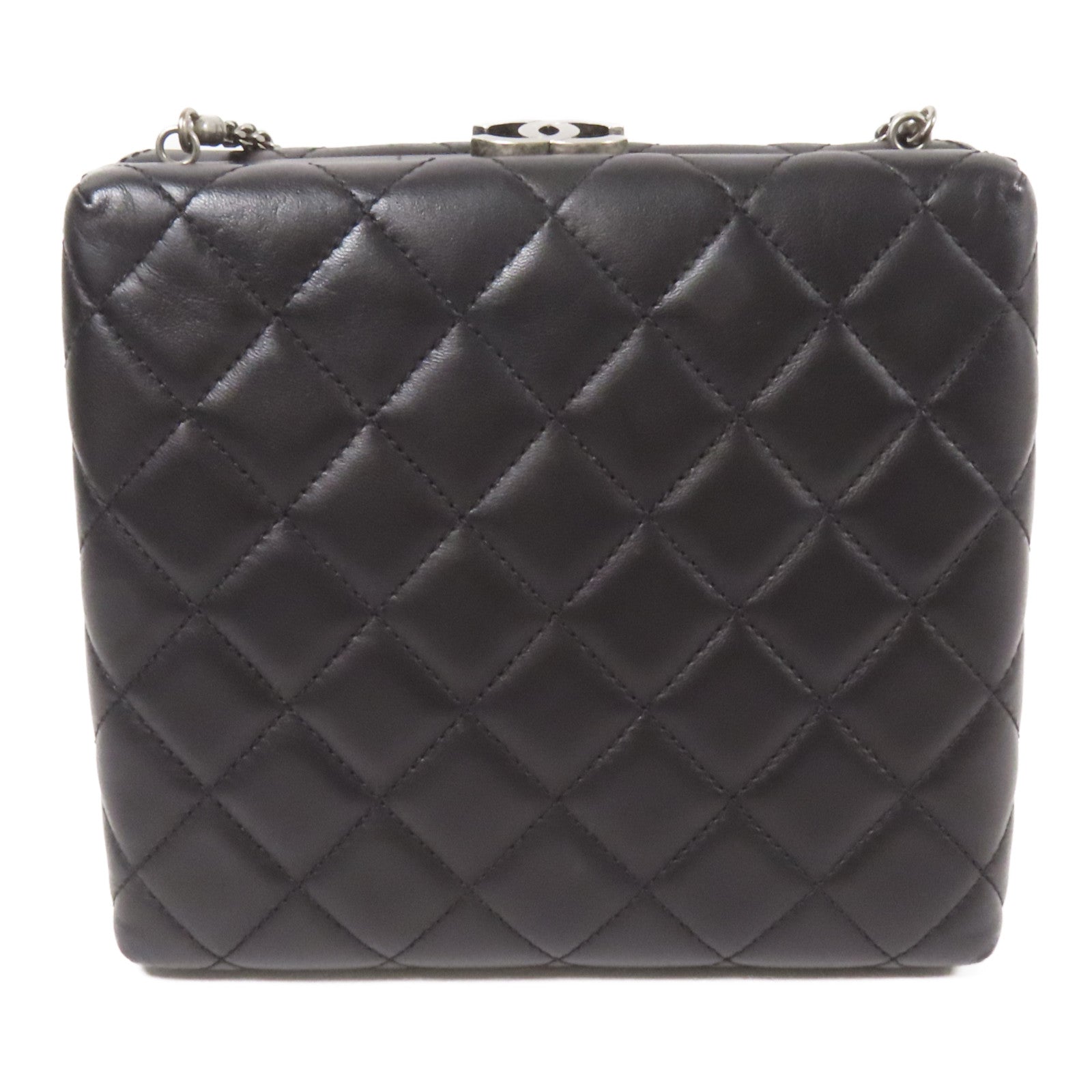CHANEL 牛皮皮革Chain Shoulder鏈帶肩背袋
