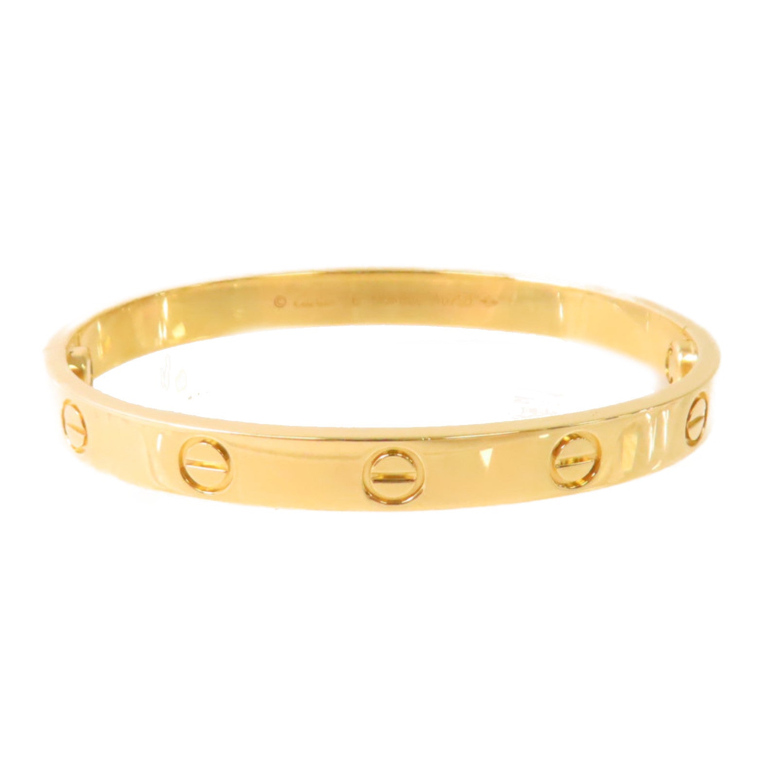 CARTIER 18K黃金Love Bracelet Classic Model手鐲#16