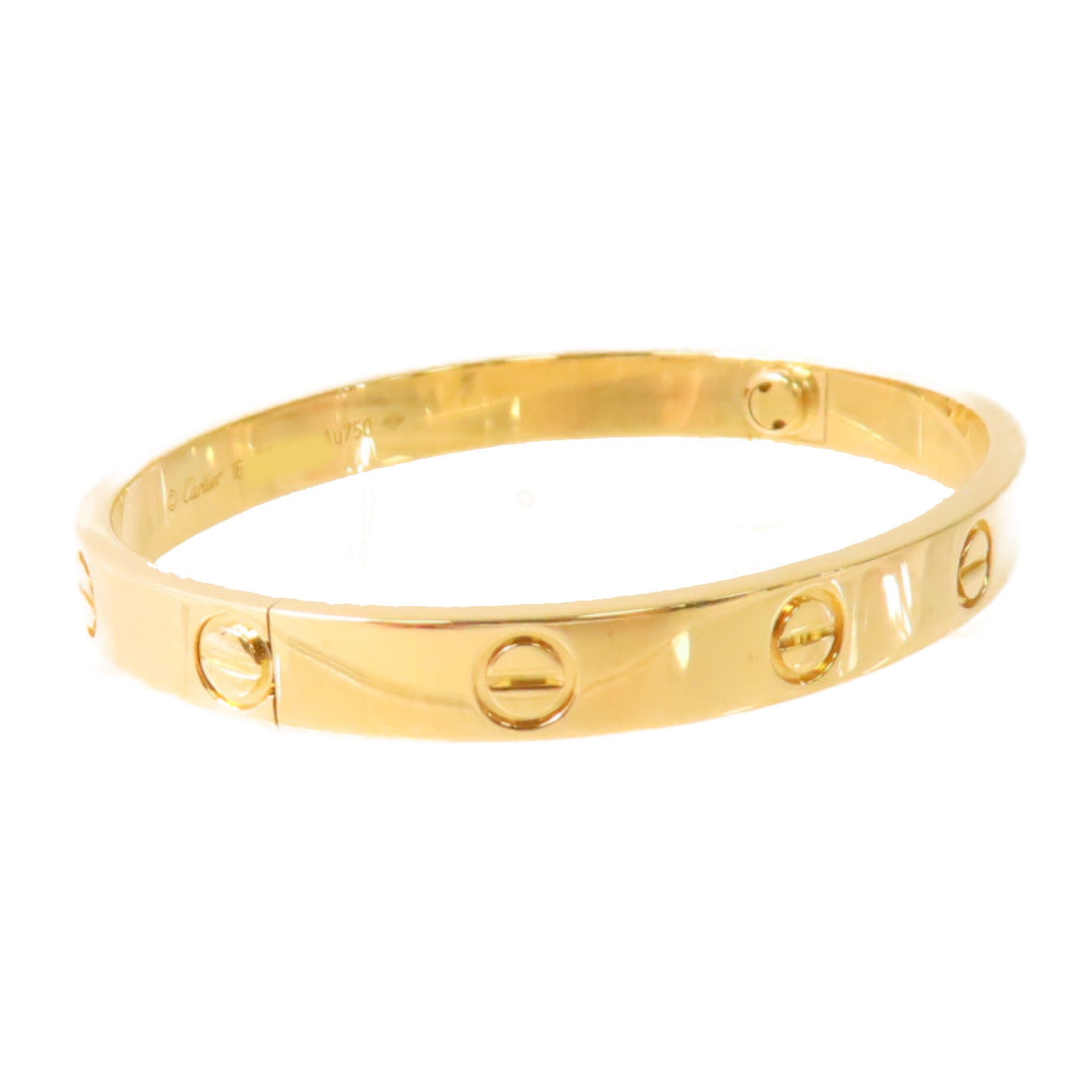 CARTIER 18K黃金Love Bracelet Classic Model手鐲#16