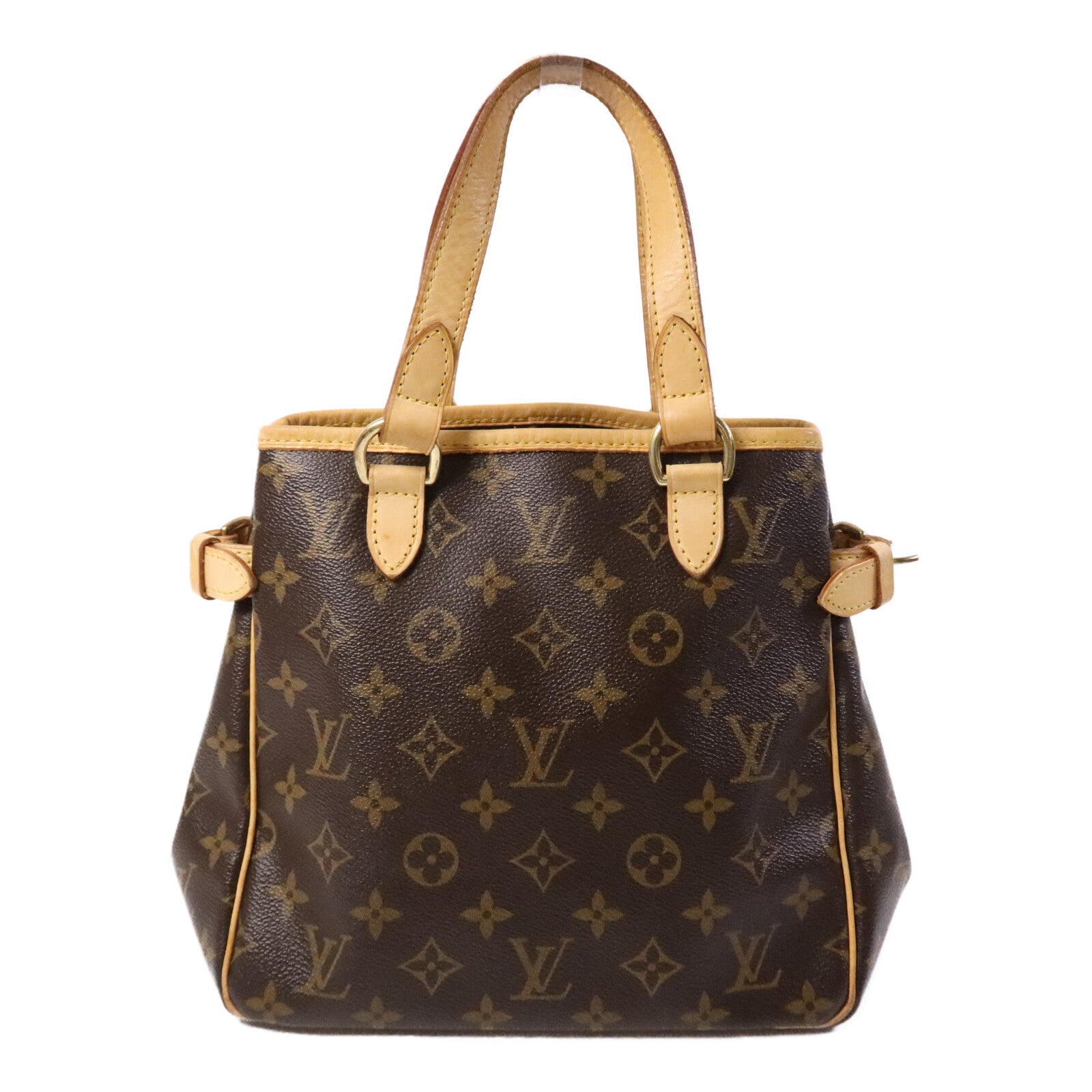 LOUIS VUITTON Monogram Batignolles Vertical金扣手挽袋