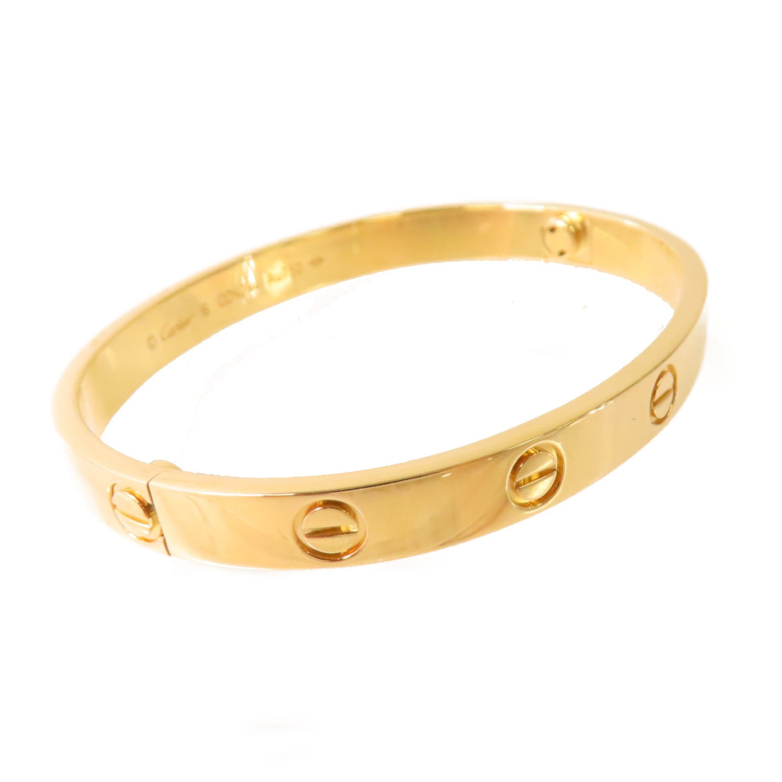 CARTIER 18K黃金Love Bracelet Classic Model手鐲#16