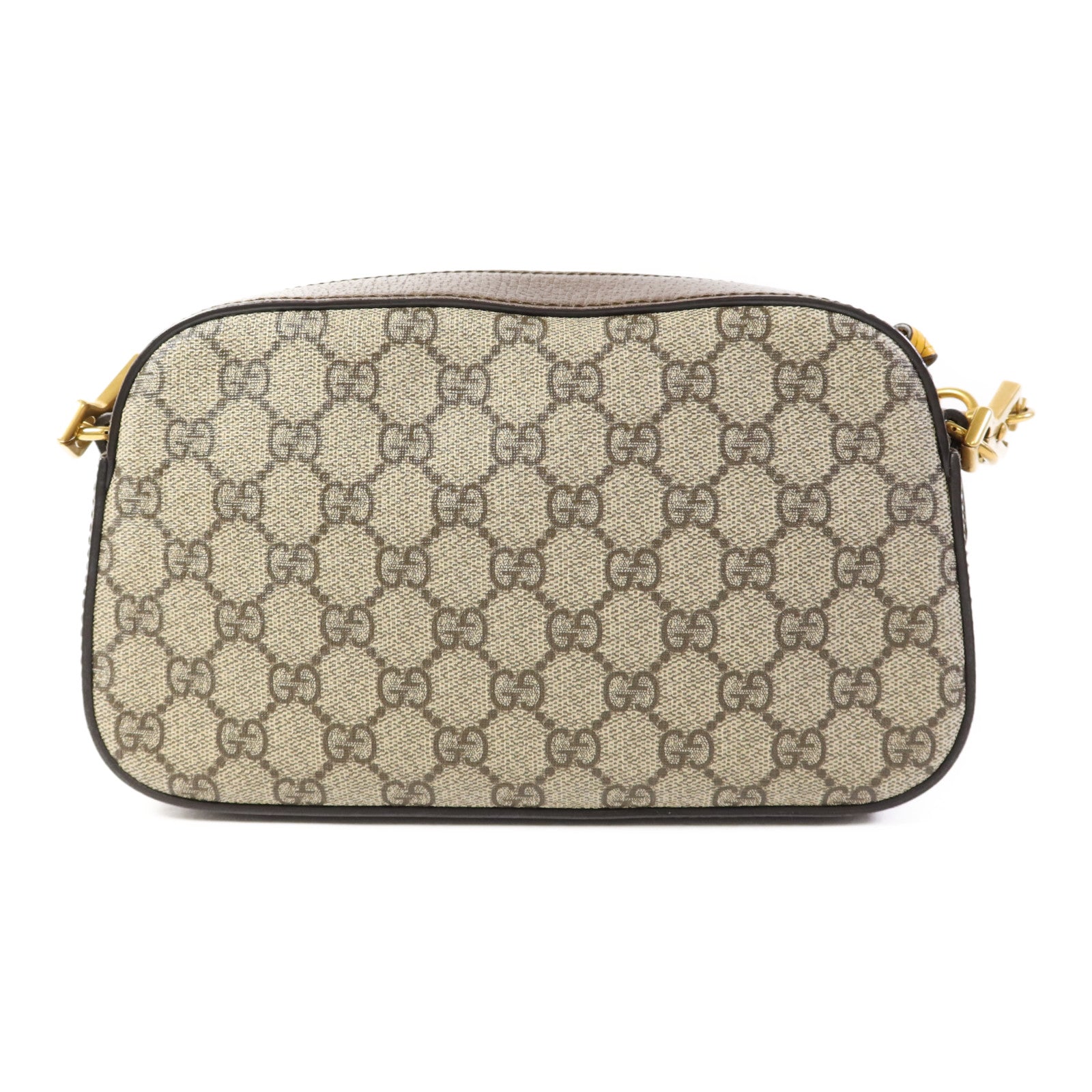 GUCCI 塗層帆布GG Supreme Messenger金扣肩背袋