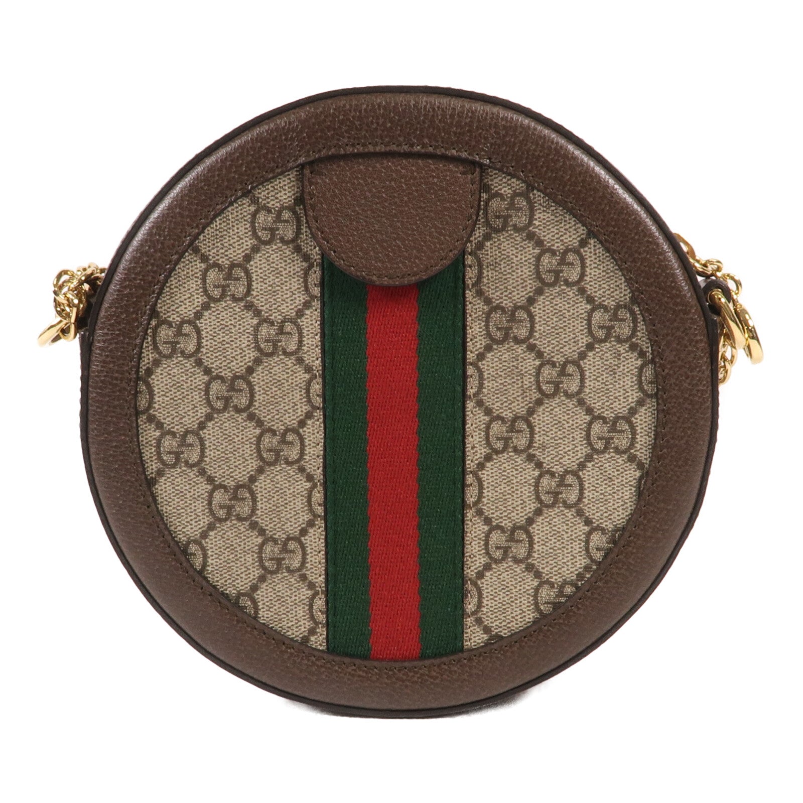 GUCCI 塗層帆布Ophidia GG Mini金扣鏈帶肩背袋