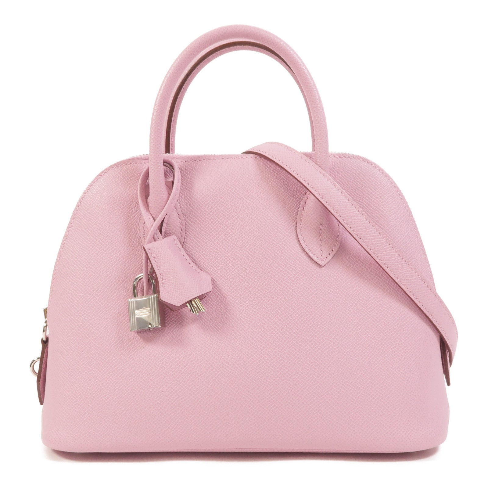 HERMES Epsom皮革Bolide 1923手挽肩背兩用袋Mauve Sylvestre