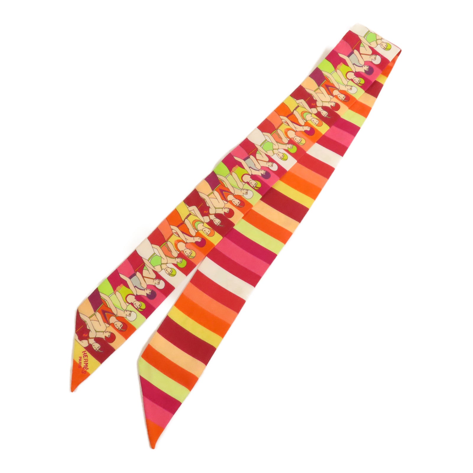 HERMES 絲質Twilly絲巾