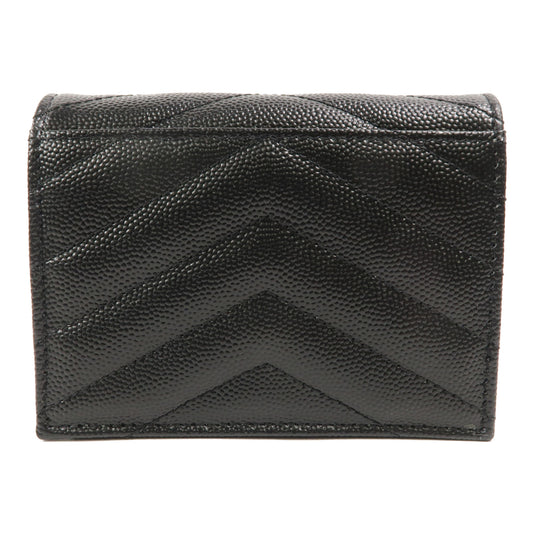 SAINT LAURENT 牛皮皮革Cassandre Matelasse Flap Card Case錢包