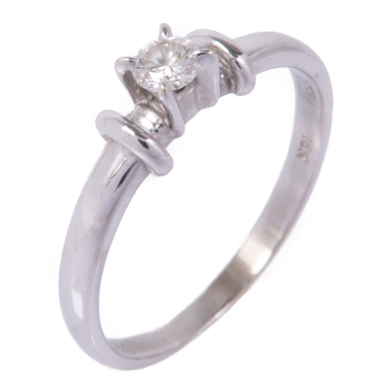 JEWELRY 18K白金Diamond Ring鑽石戒指US#5.25