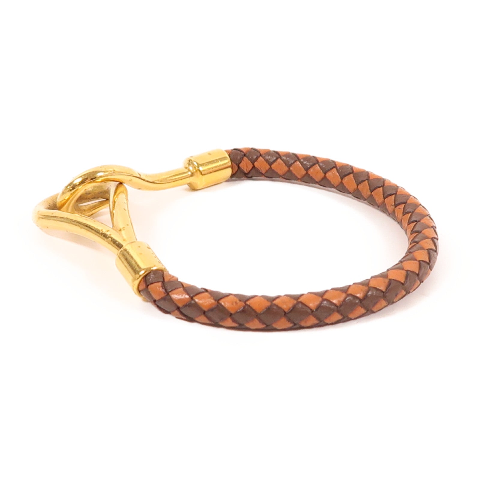 HERMES Epsom皮革Jumbo Bracelet金扣手鏈