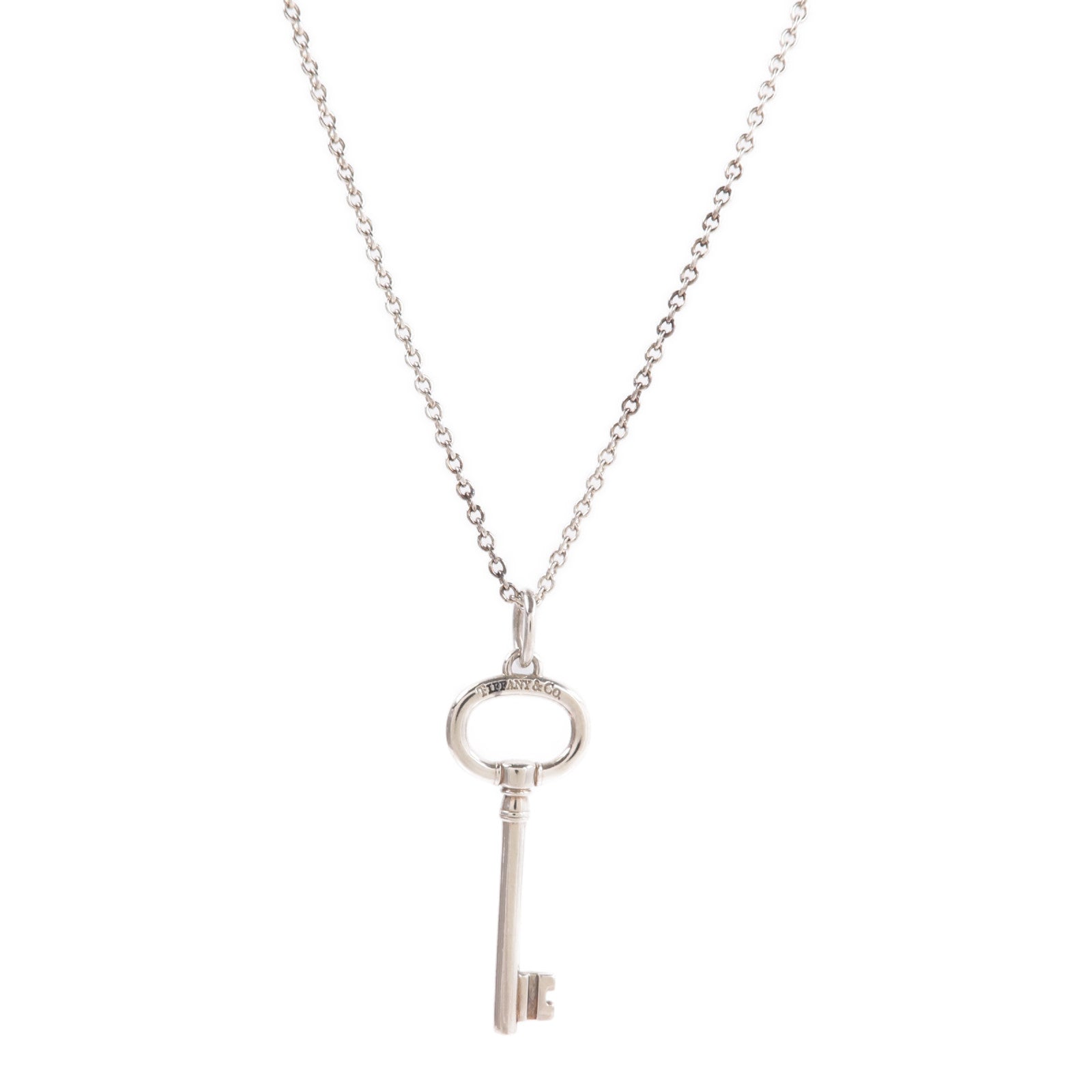 TIFFANY&CO 925純銀Key Pendant項鍊