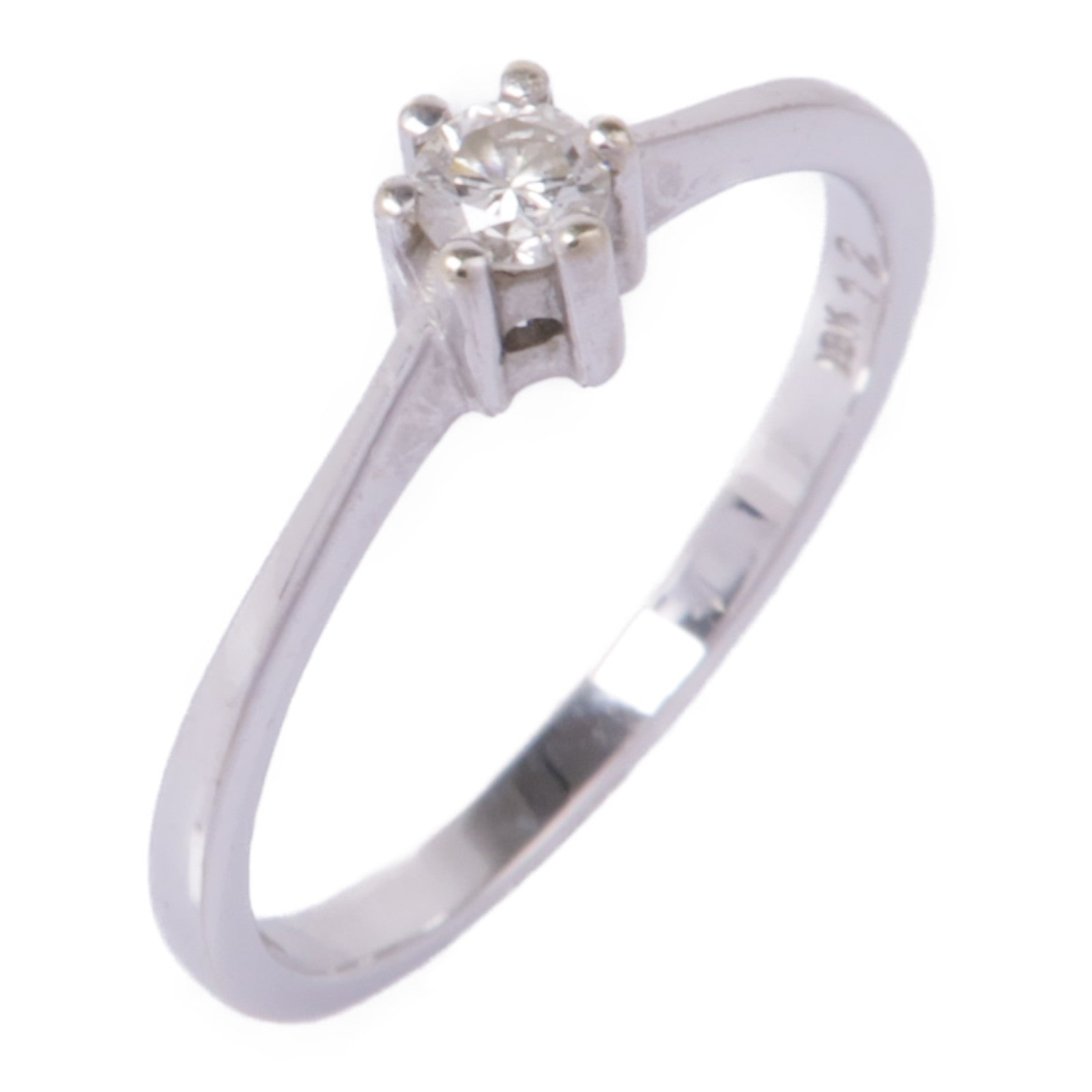 JEWELRY 18K白金Diamond Ring鑽石戒指US#5.5