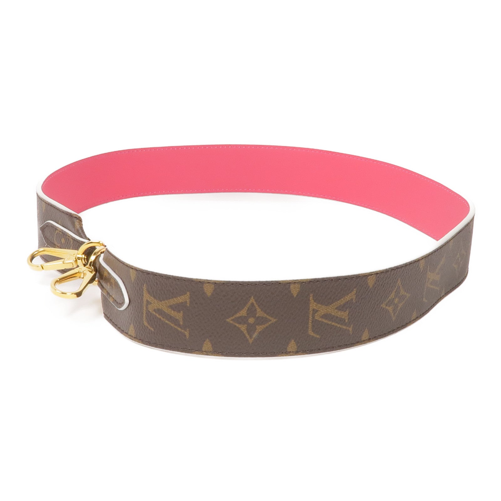 LOUIS VUITTON Monogram Shoulder Strap金扣掛飾