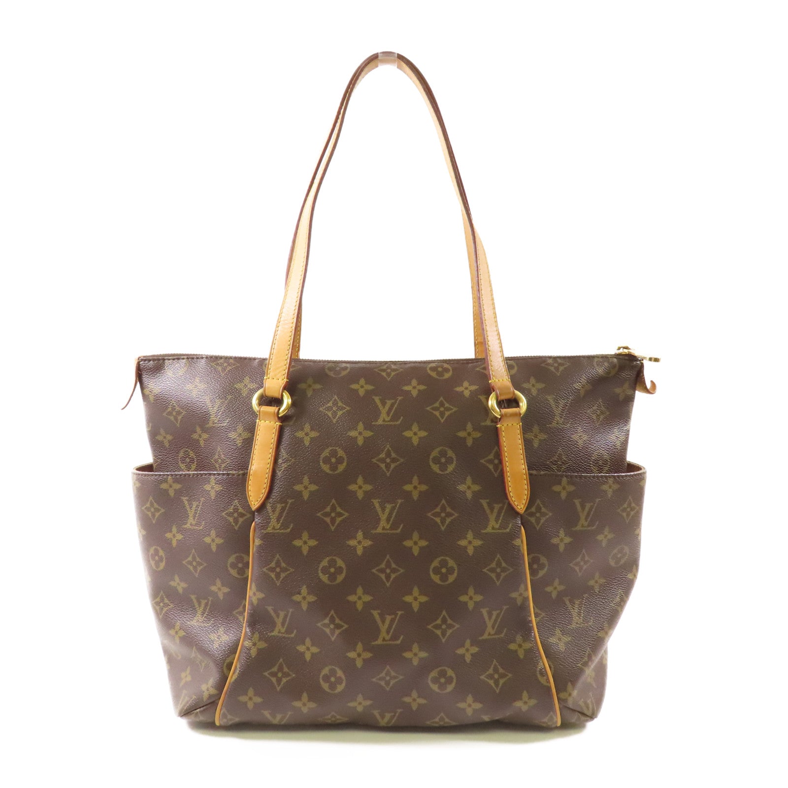 LOUIS VUITTON LV GHW Totally MM Shoulder Tote Bag M56689 Monogram Brown
