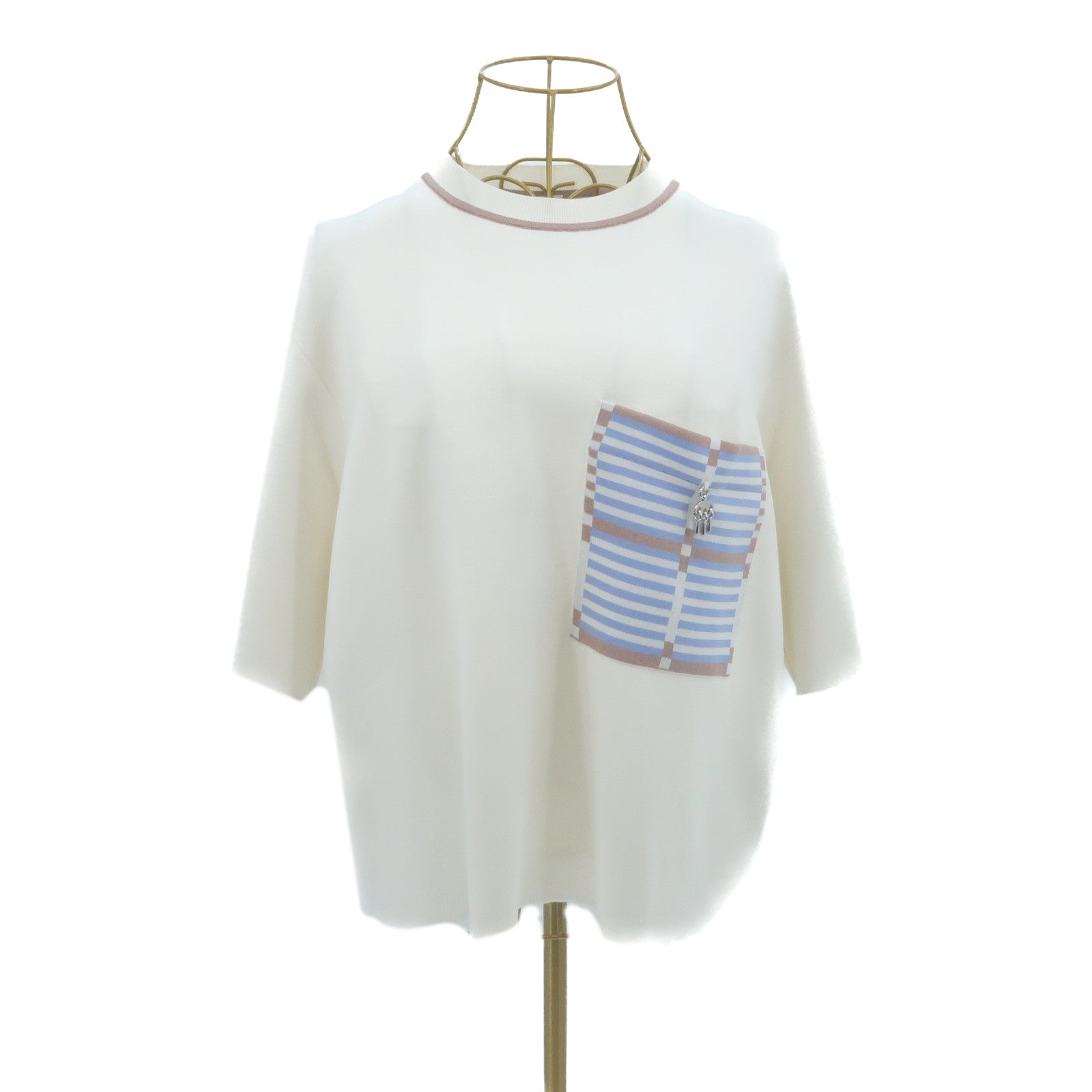 HERMES Silk/Cotton/Polyamide Knitwear針織