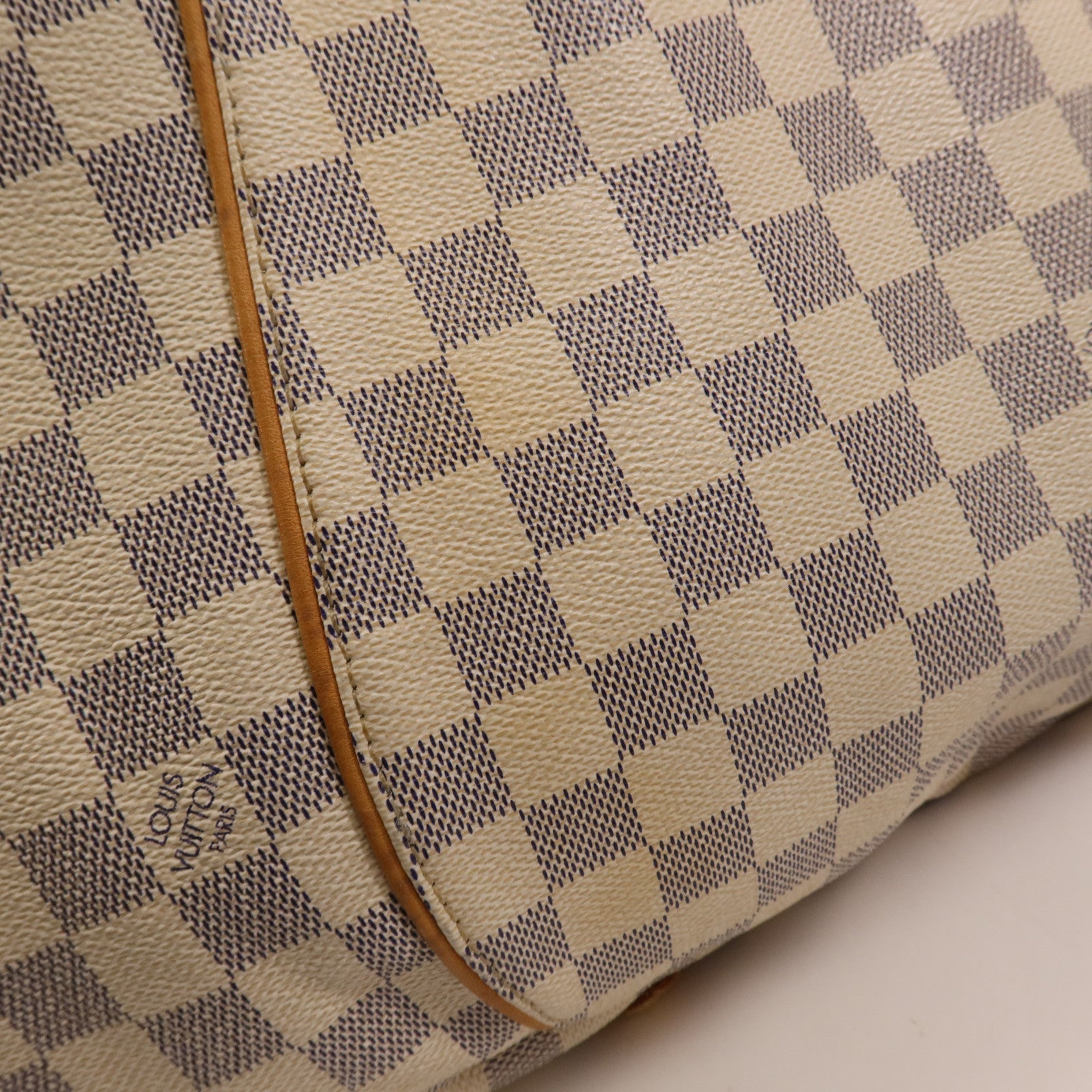 LOUIS VUITTON Damier Azur Galliera GM金扣肩背袋