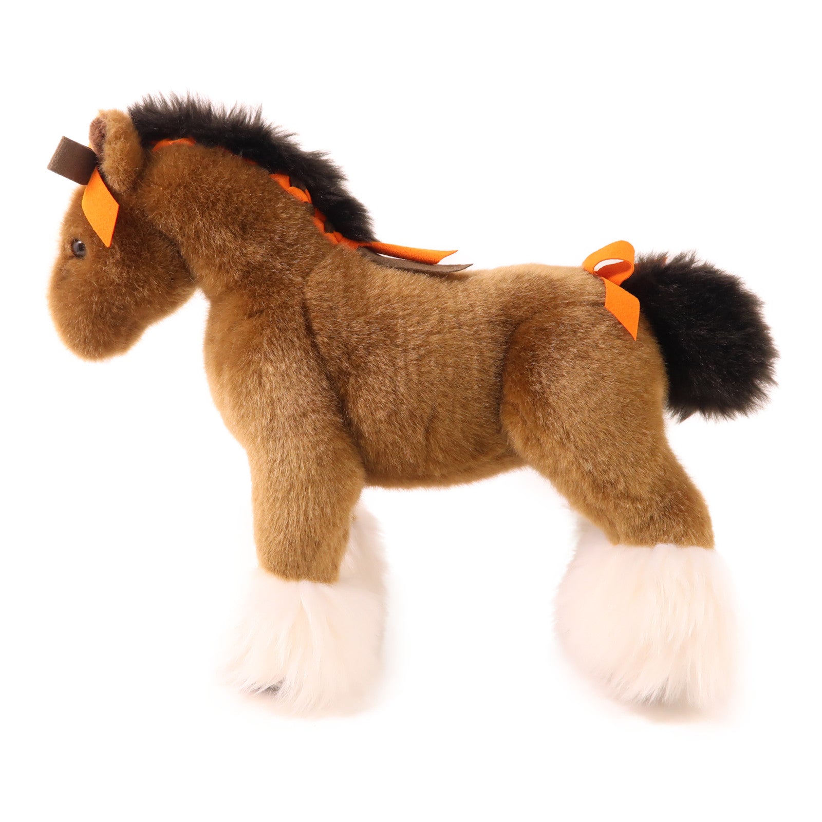 HERMES 丙烯酸聚酯纖維Hermy Plush Horse PM公仔