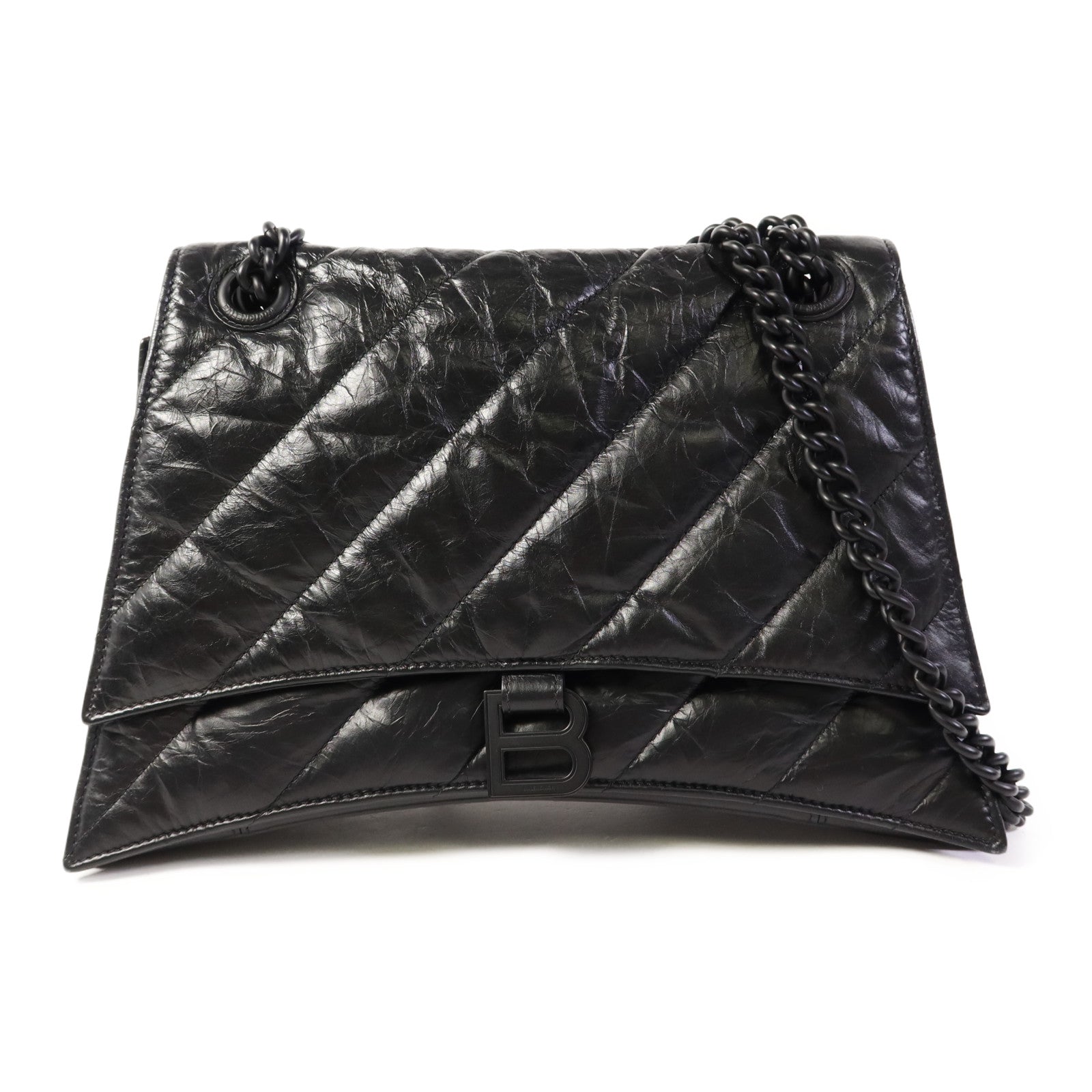 BALENCIAGA 牛皮皮革Crush Chain Bag Medium肩背袋