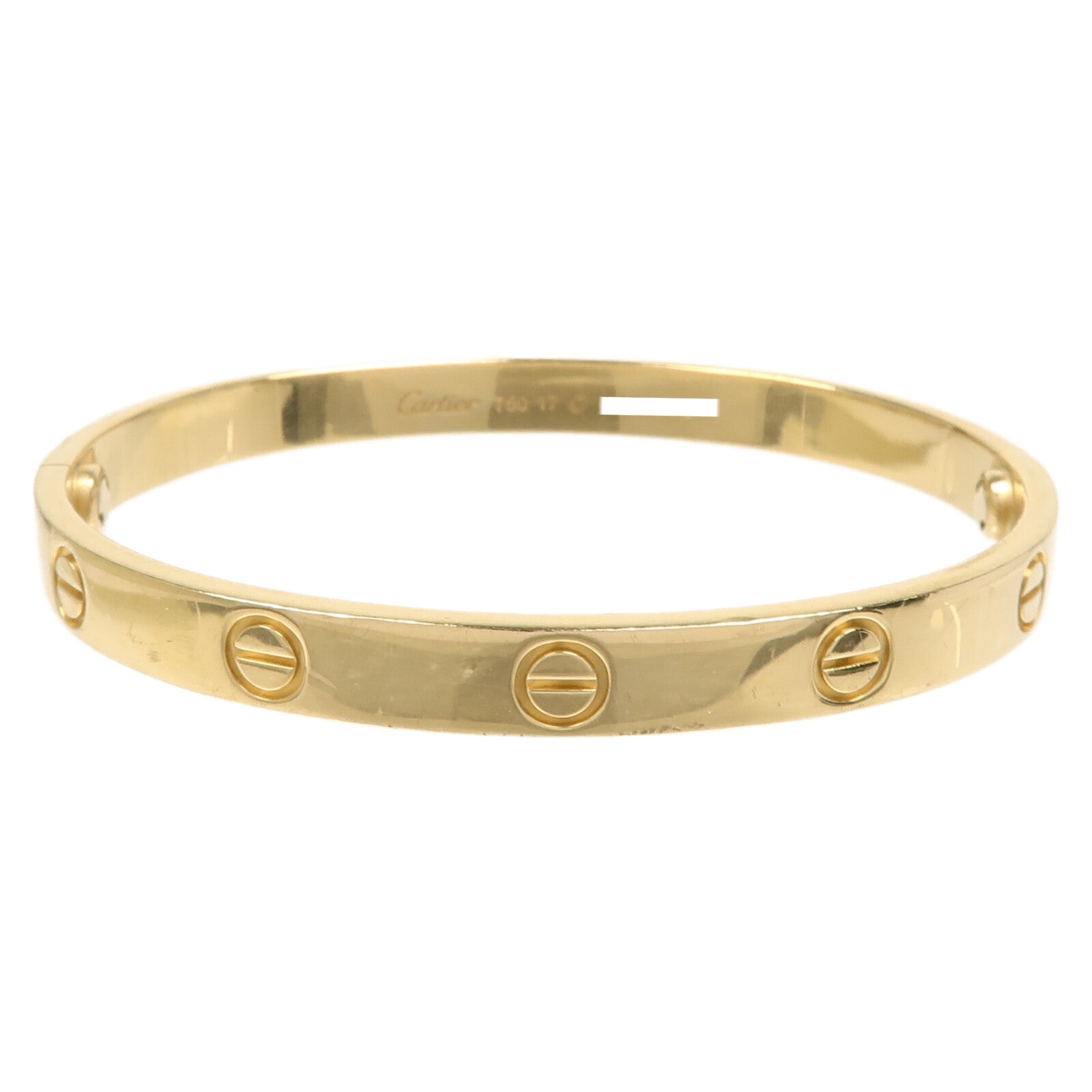 CARTIER 18K黃金Love Bangle手鐲 Cartier#17