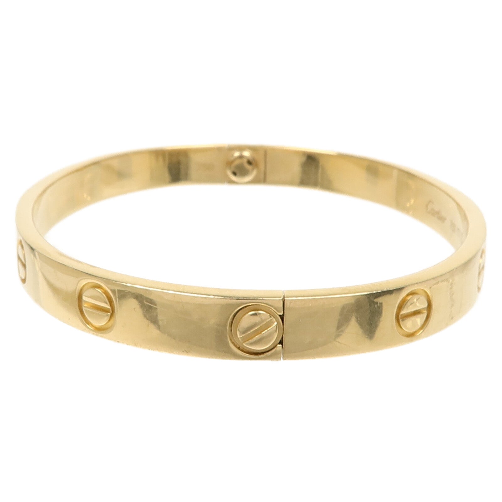 CARTIER 18K黃金Love Bangle手鐲 Cartier#17