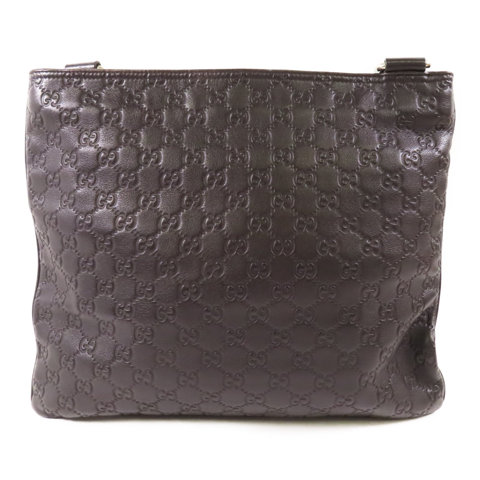 GUCCI 牛皮皮革Shoulder Bag銀扣肩背袋