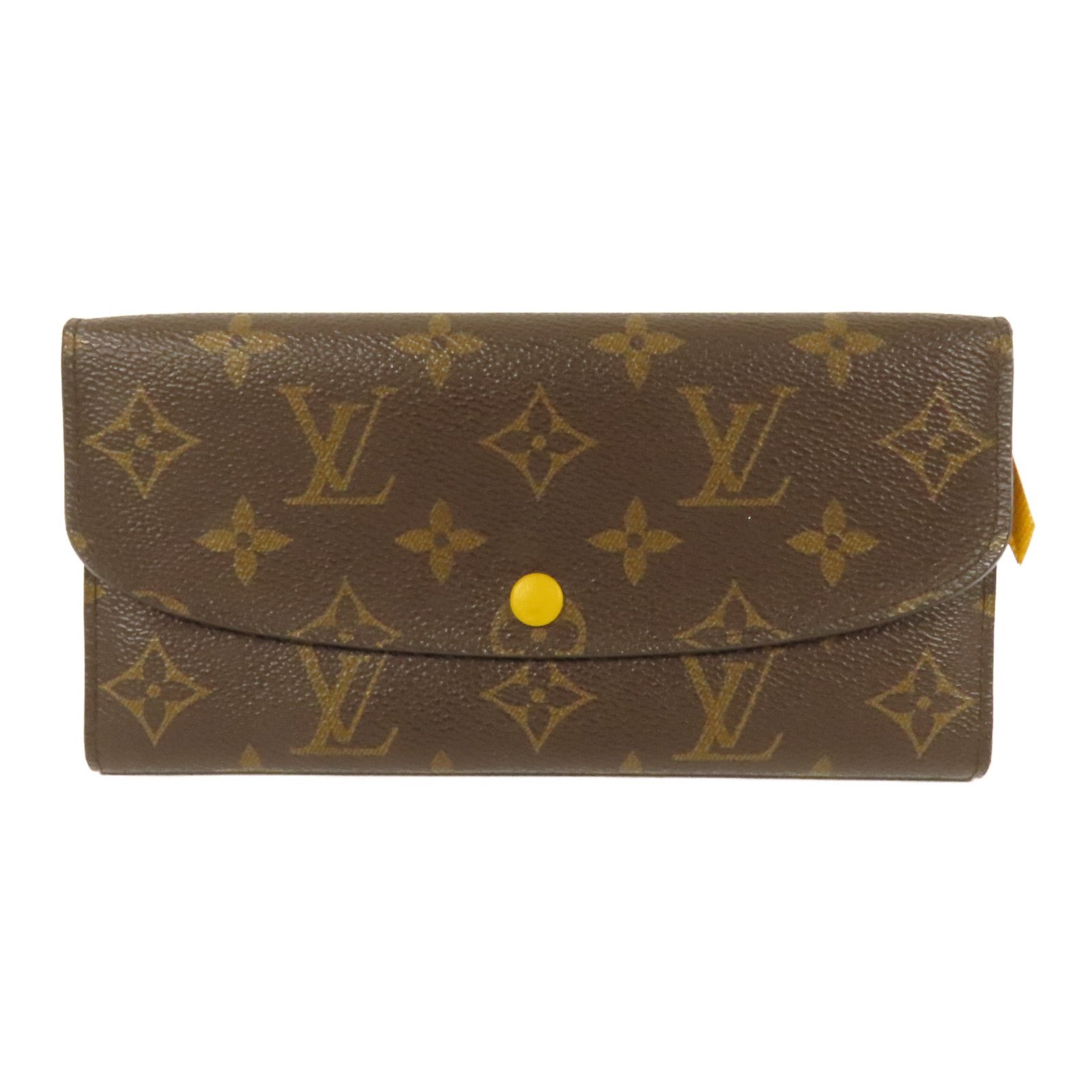 LOUIS VUITTON Monogram Emilie金扣長錢包
