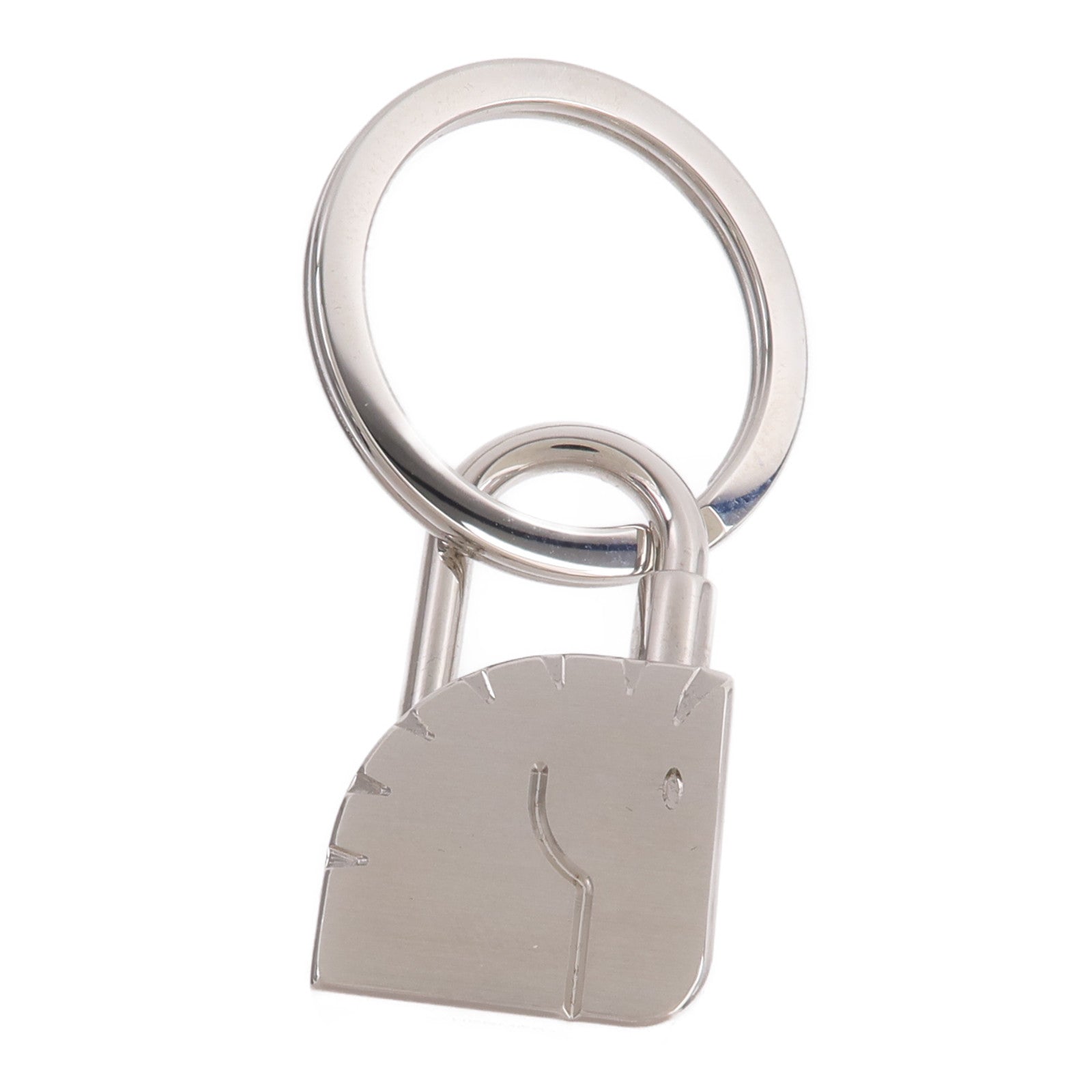 HERMES 不鏽鋼Cadenas Horse Lock Key Ring/Bag Charm掛飾