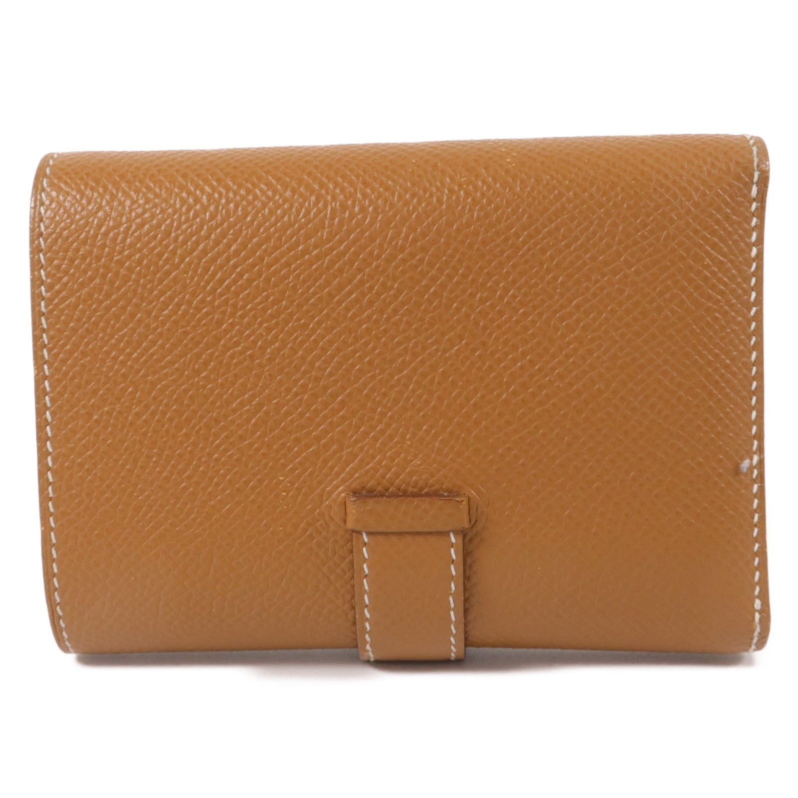 HERMES Epsom皮革Bearn Wallet錢包Gold