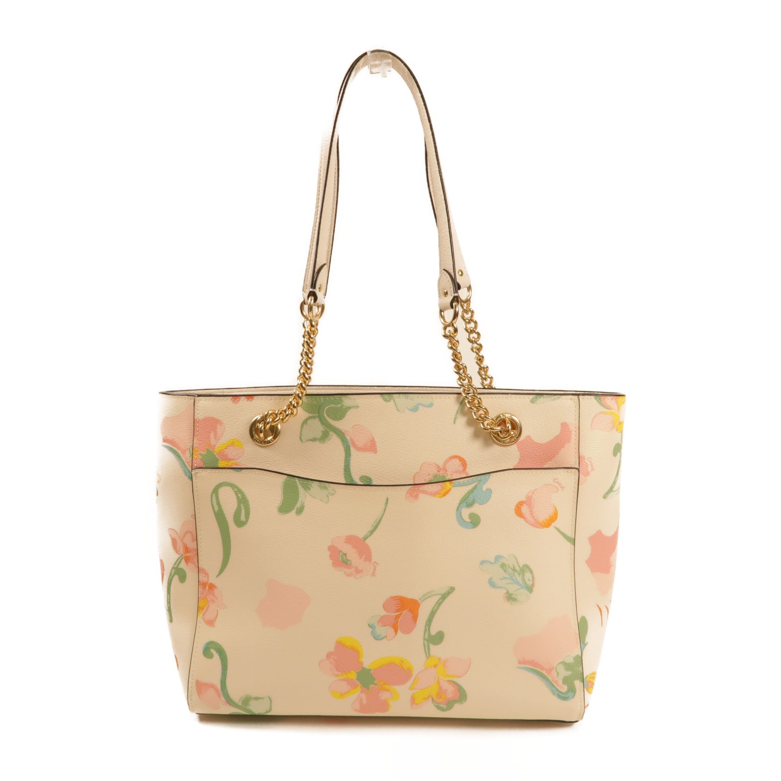 COACH 塗層帆布Cammie Chain Tote金扣肩背袋