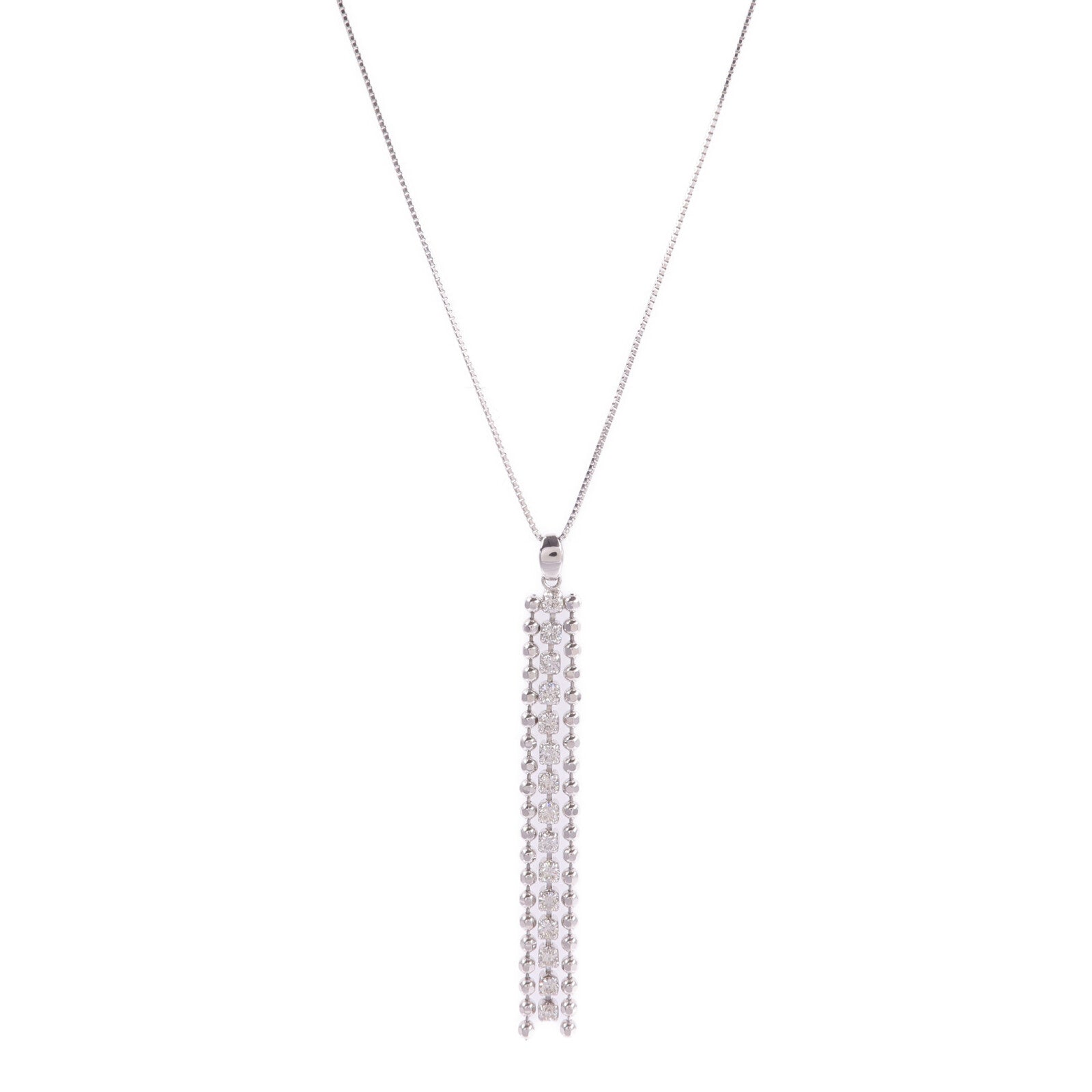 JEWELRY 18K白金Diamond Necklace鑽石項鍊