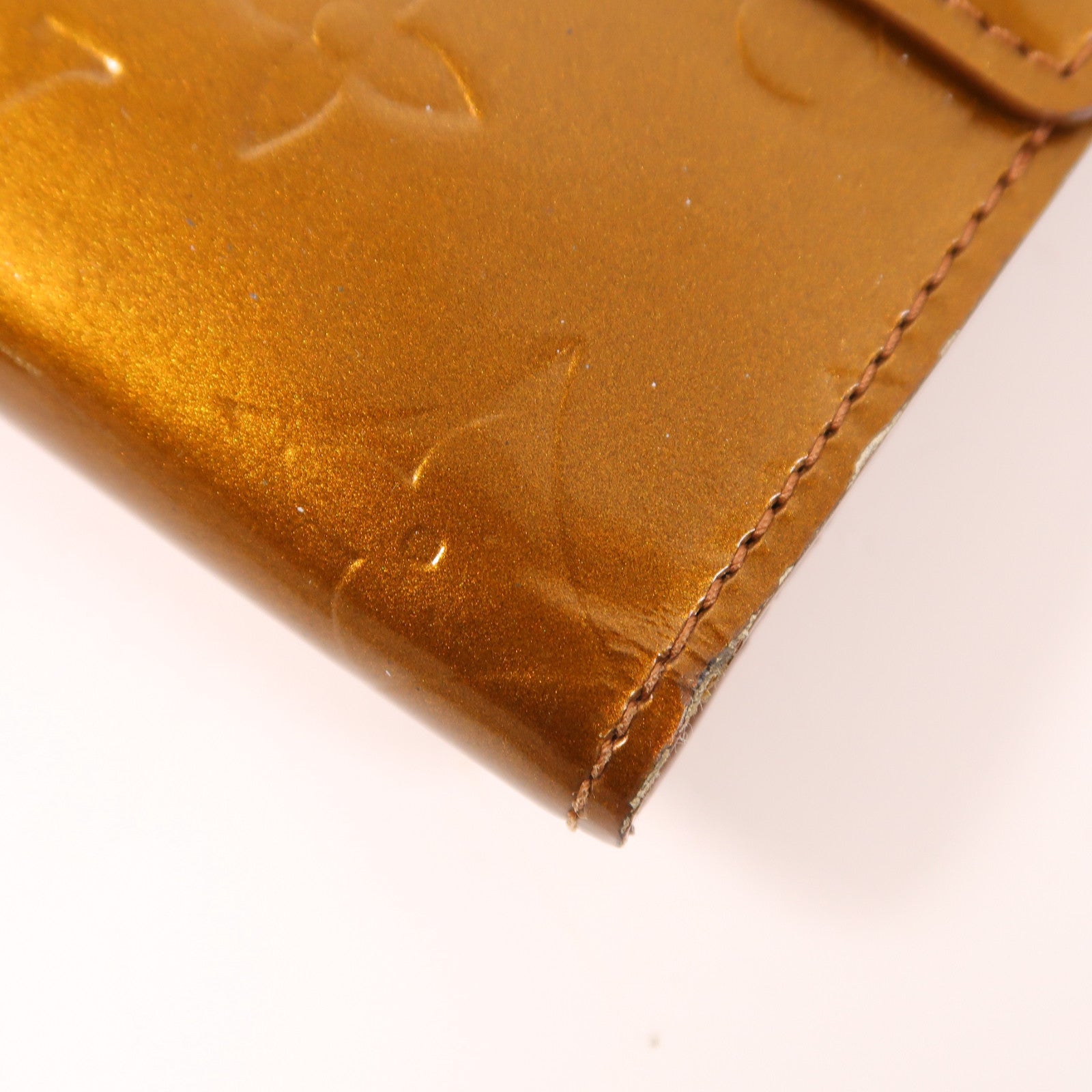 LOUIS VUITTON 【激減優惠】Vernis Long Wallet金扣長錢包啡色