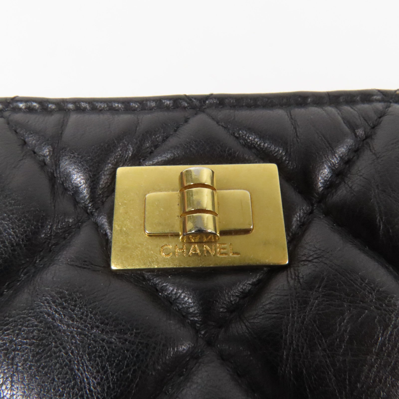 CHANEL 牛皮皮革2.55 Coin Case金扣零錢包