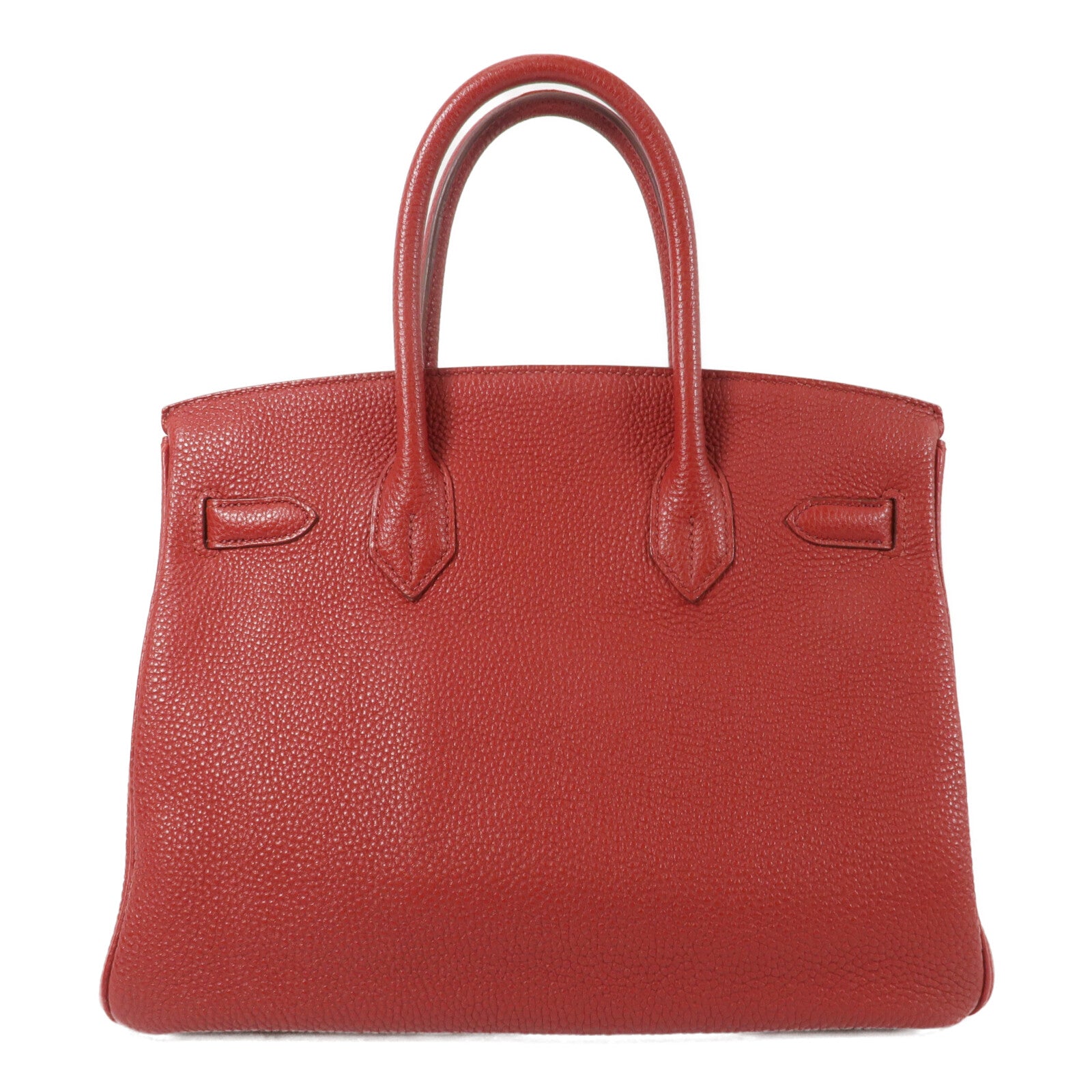 HERMES Togo皮革Birkin 30手挽袋Rouge Garnet