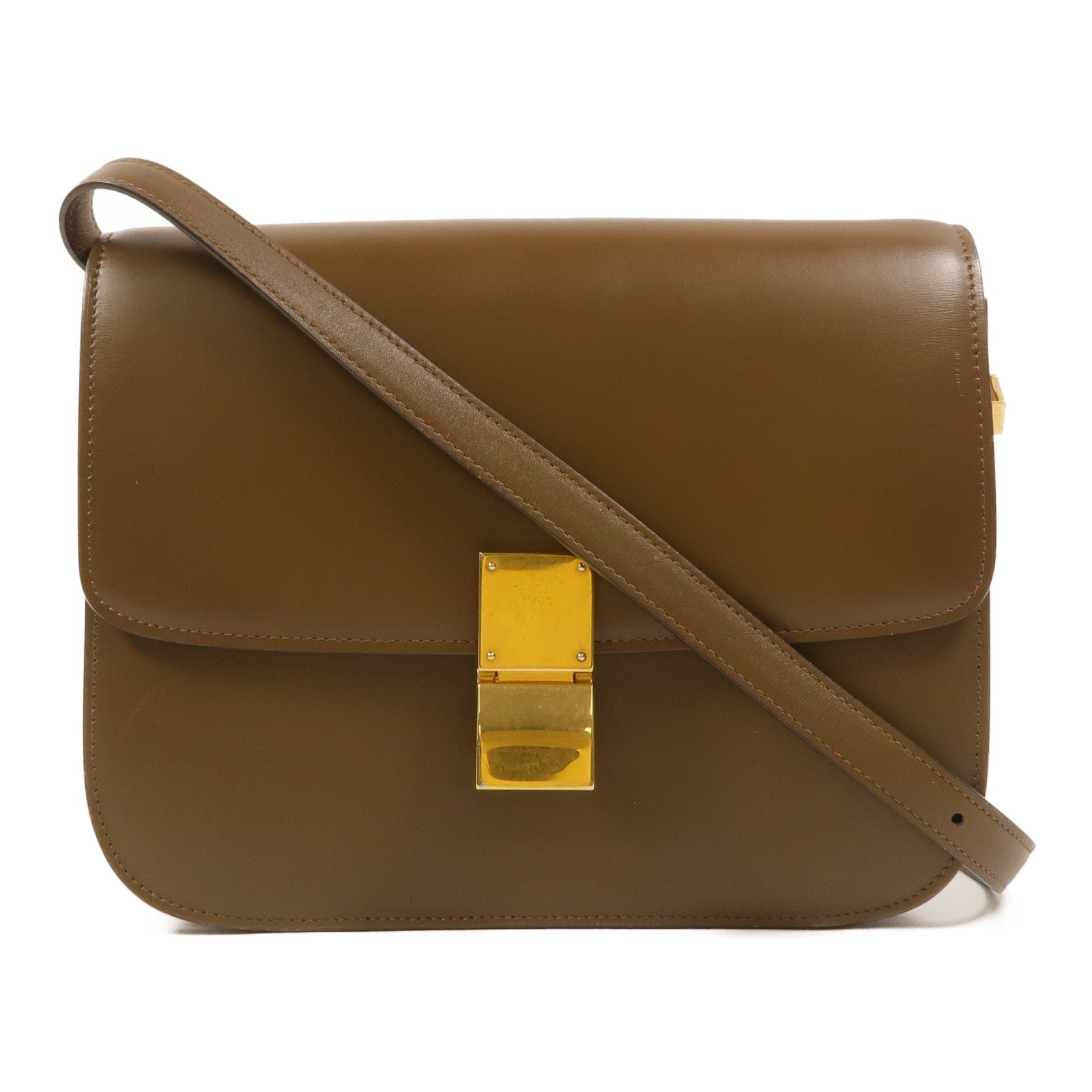 CELINE 牛皮皮革Classic Box Medium肩背袋