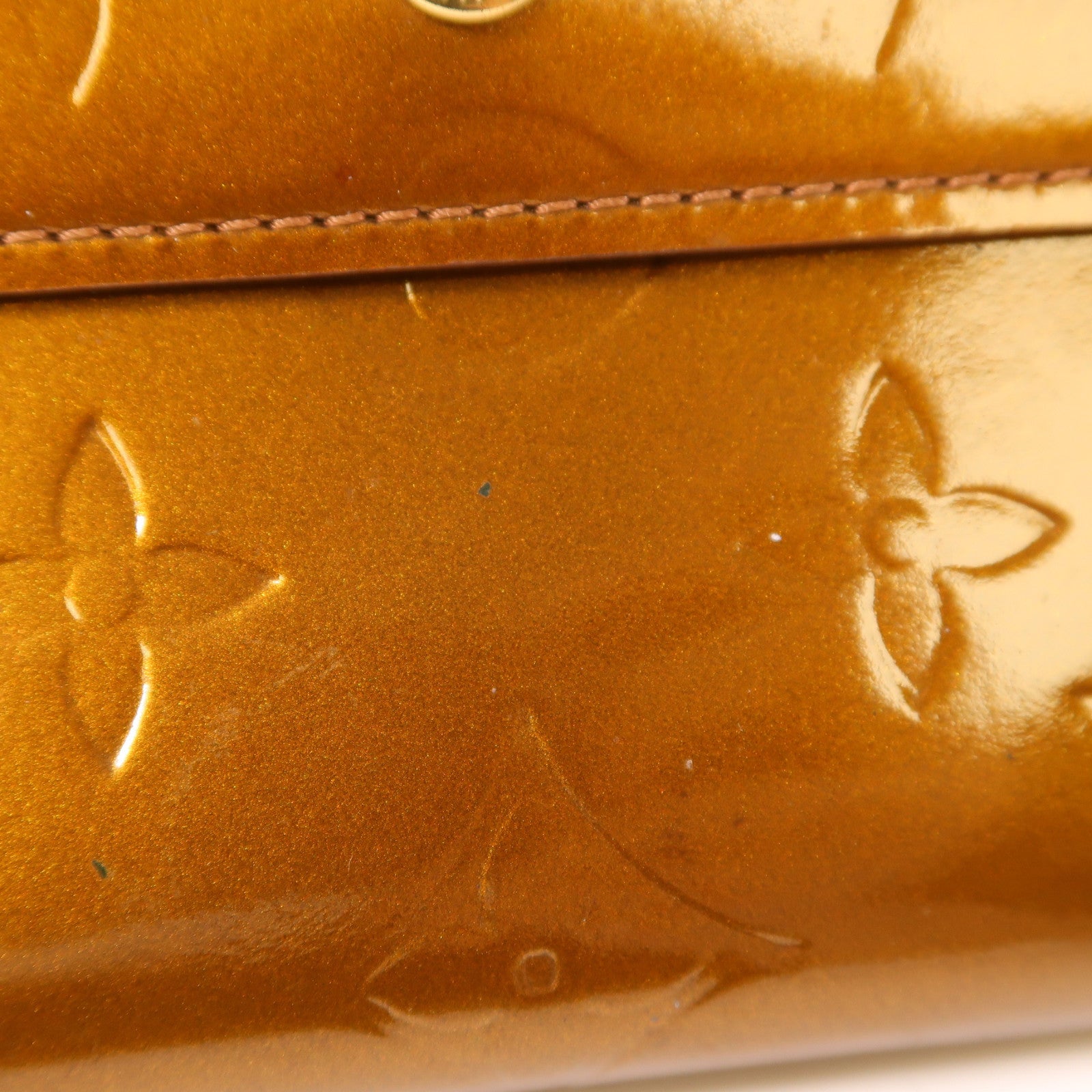 LOUIS VUITTON 【激減優惠】Vernis Long Wallet金扣長錢包啡色