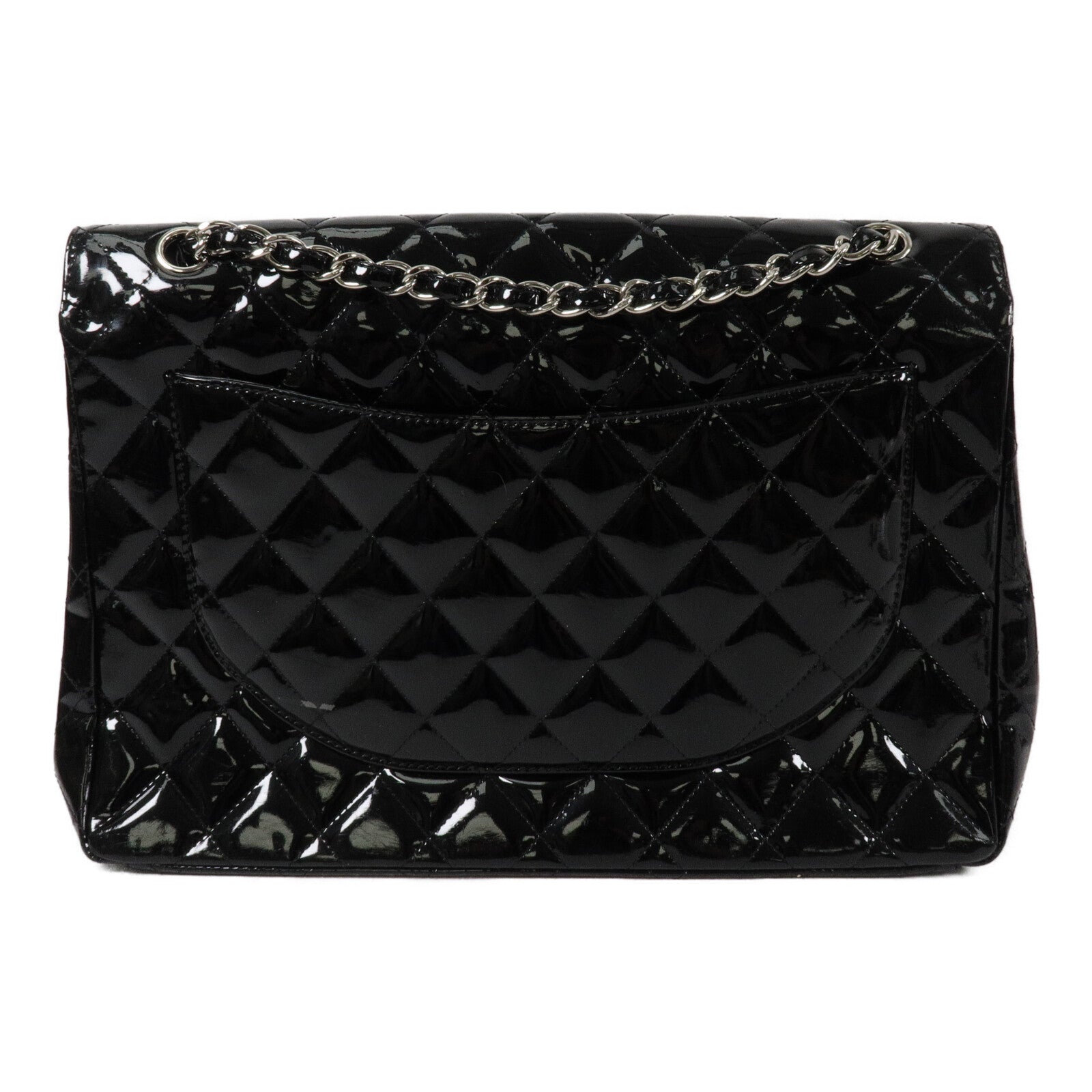 CHANEL 漆皮皮革Chain Shoulder鏈帶肩背袋