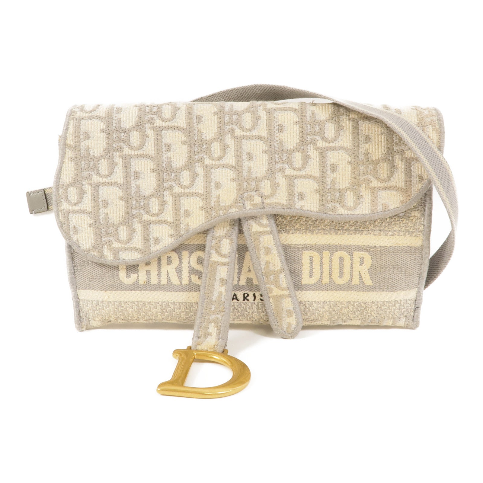 Dior 帆布Saddle Slim Pouch肩背袋
