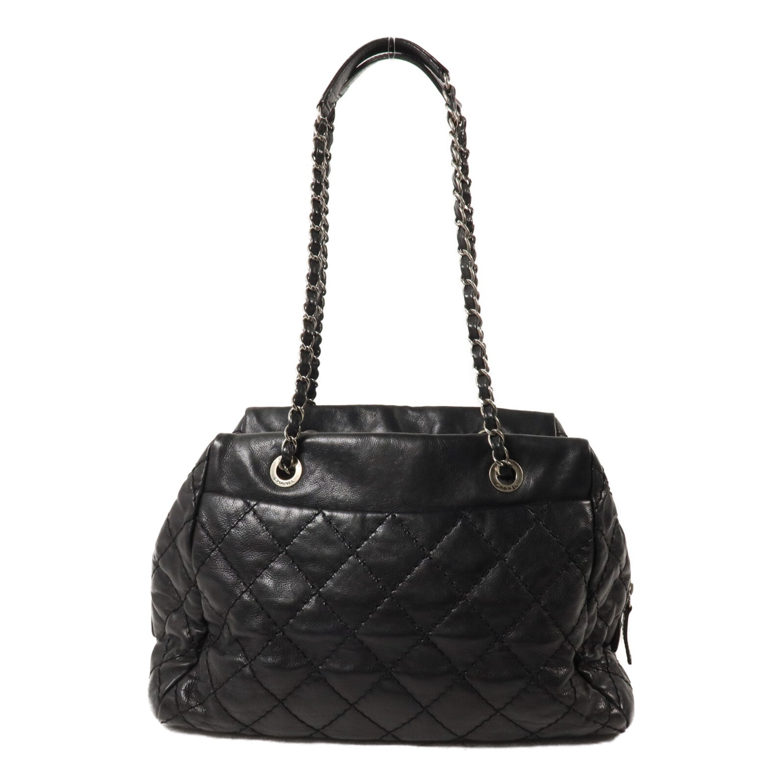 CHANEL 牛皮皮革Chain Shoulder Bag鏈帶肩背袋