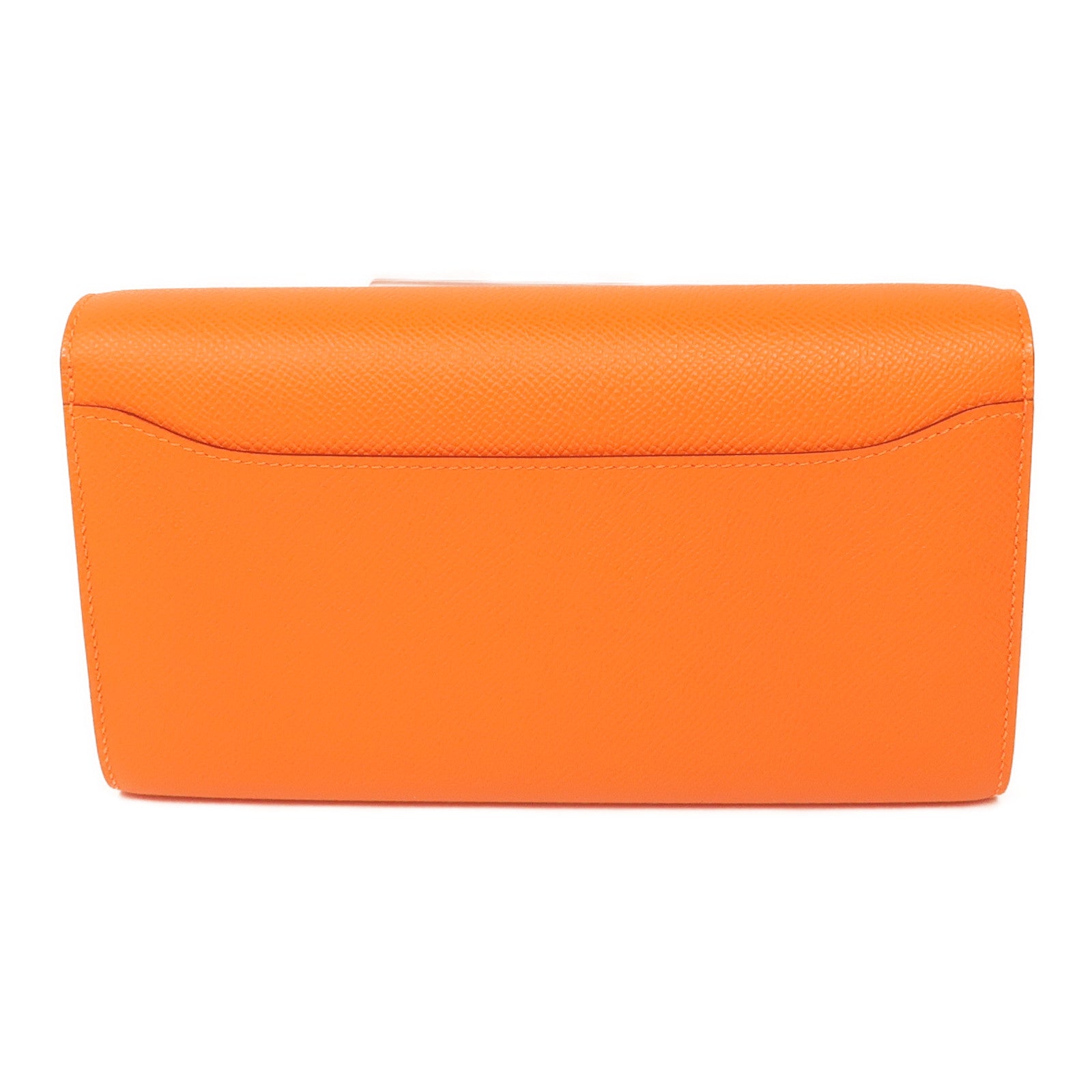 HERMES Epsom皮革Cosntance To Go金扣肩背袋Orange