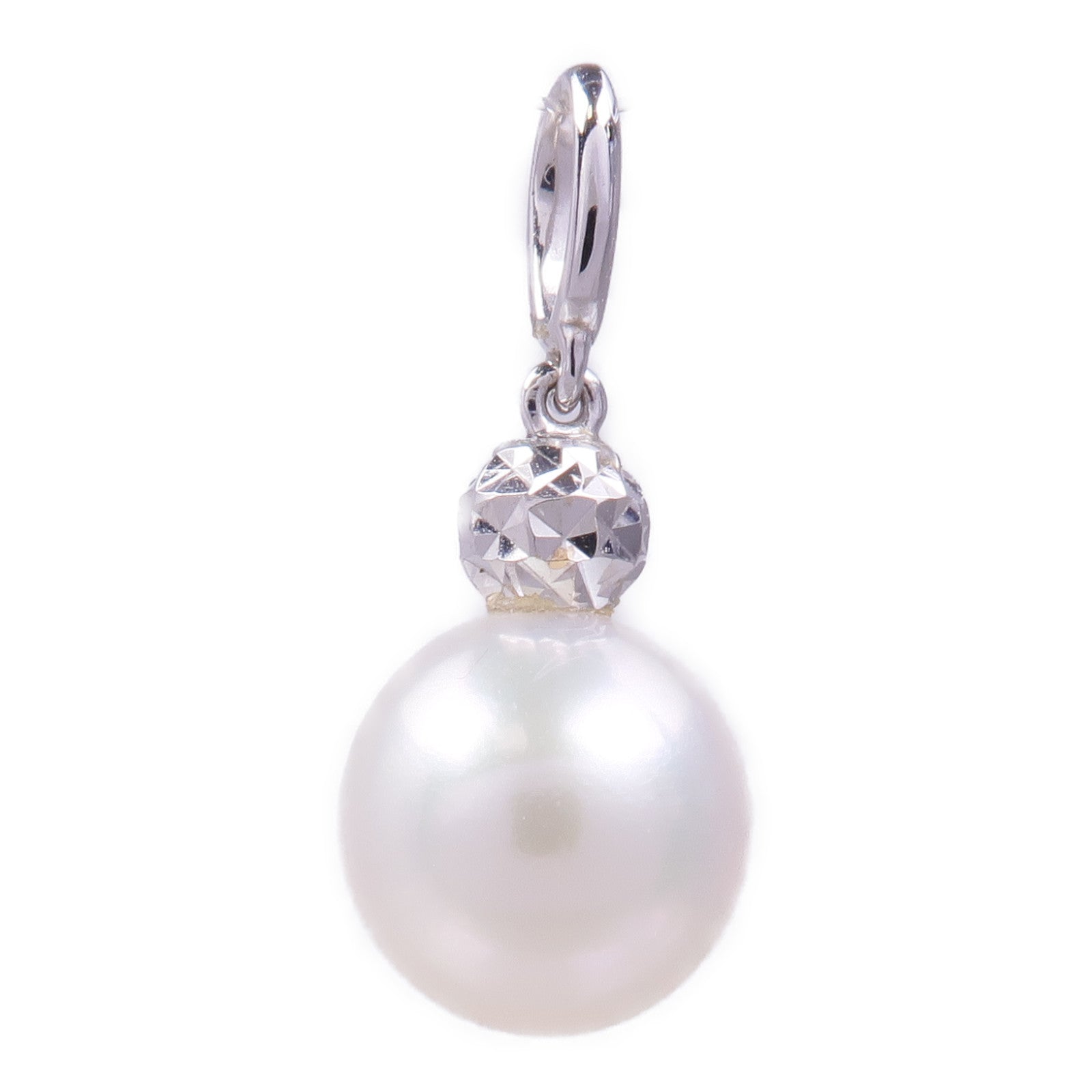 JEWELRY 18K白金Pearl Pendant Top珍珠吊墜