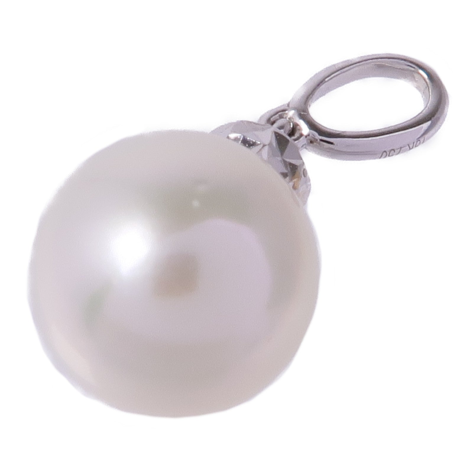 JEWELRY 18K白金Pearl Pendant Top珍珠吊墜