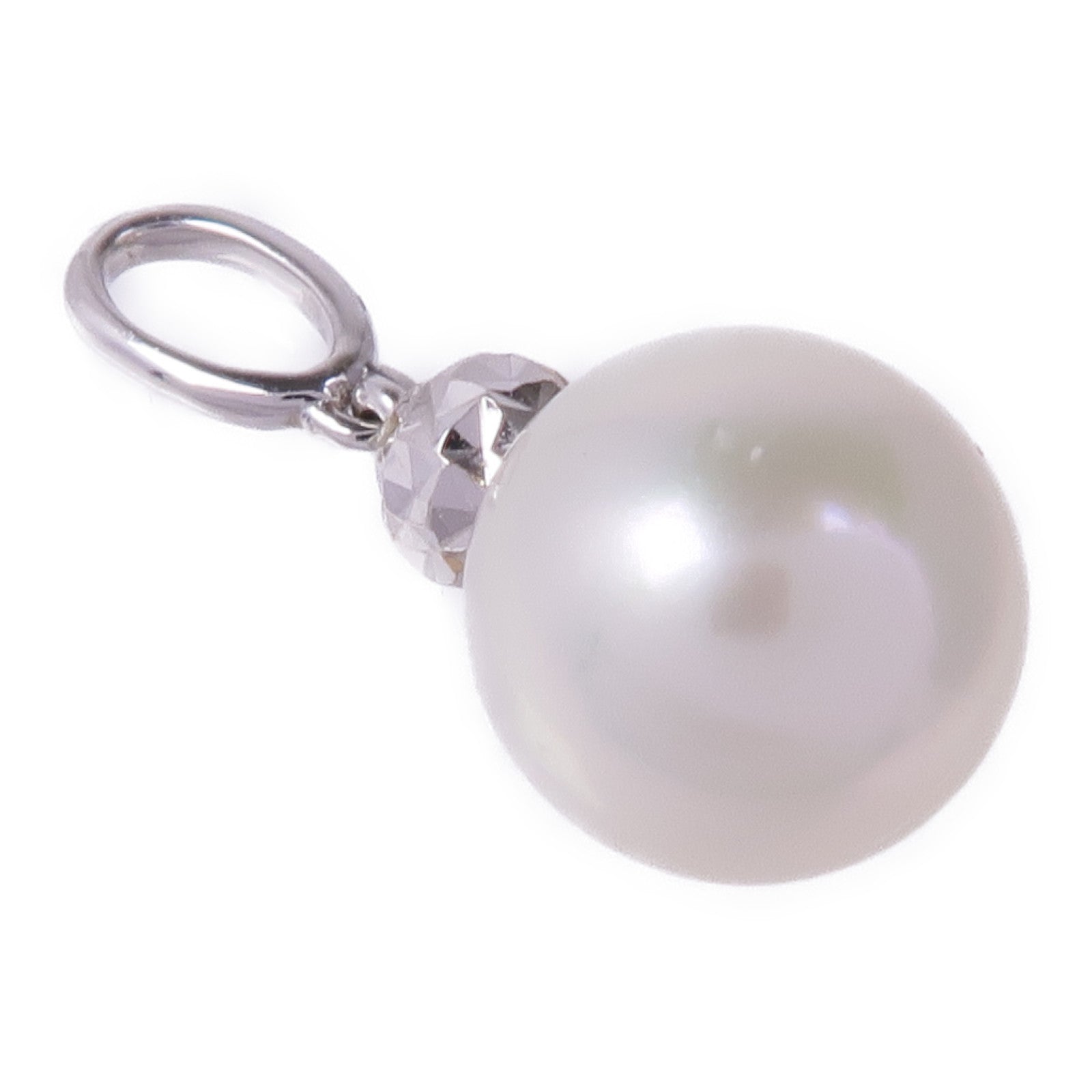 JEWELRY 18K白金Pearl Pendant Top珍珠吊墜
