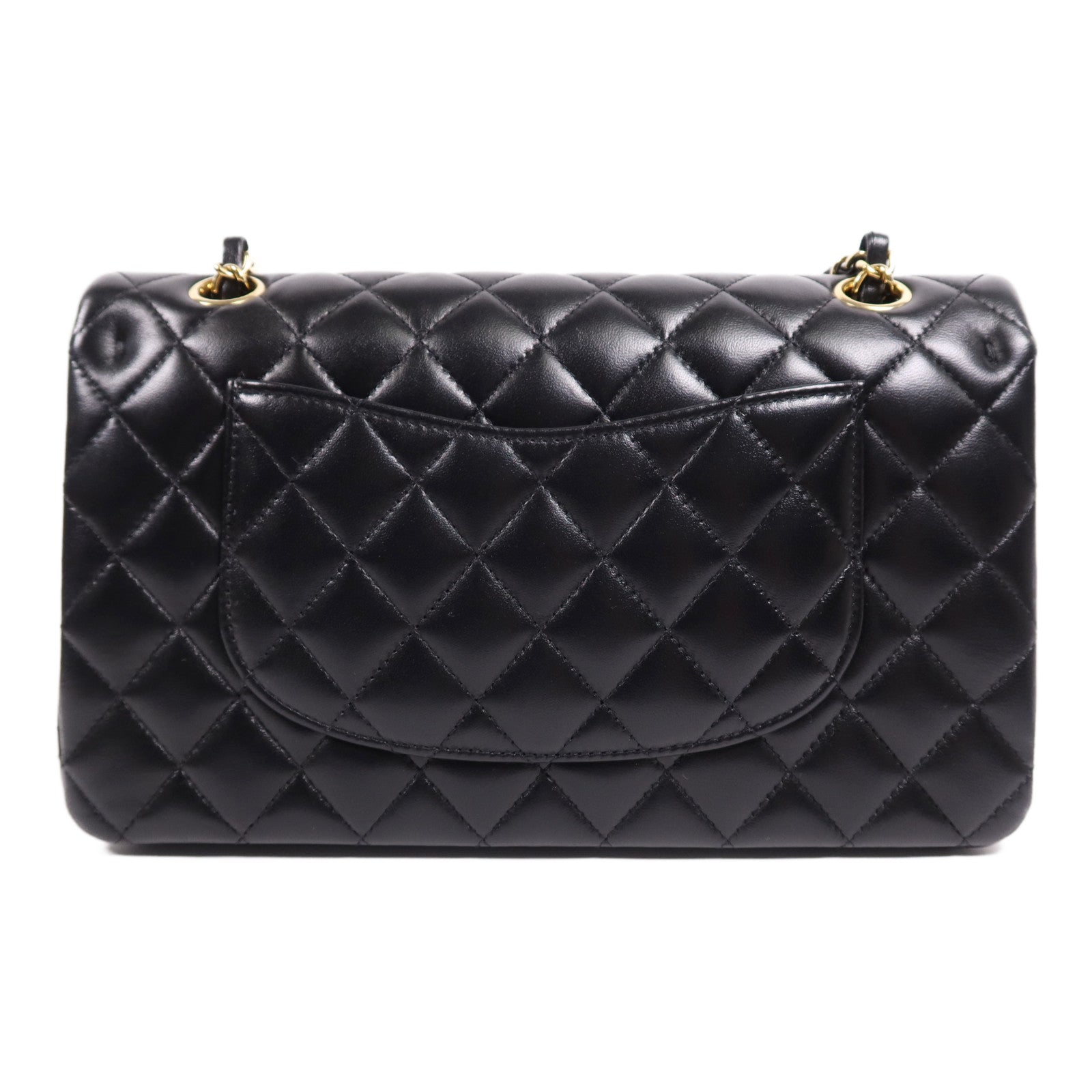 CHANEL 羊皮皮革Classic 25金扣鏈帶肩背袋