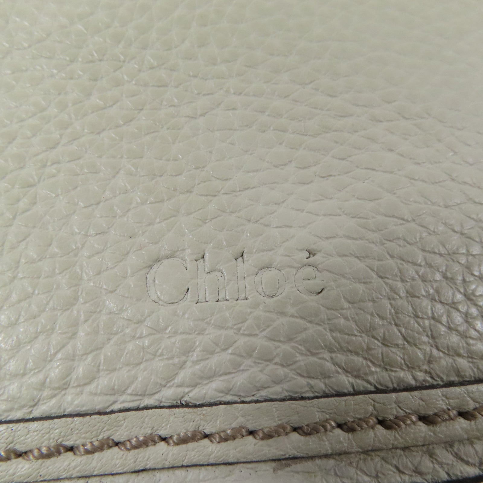 Chloe 牛皮皮革Marcie金扣肩背袋