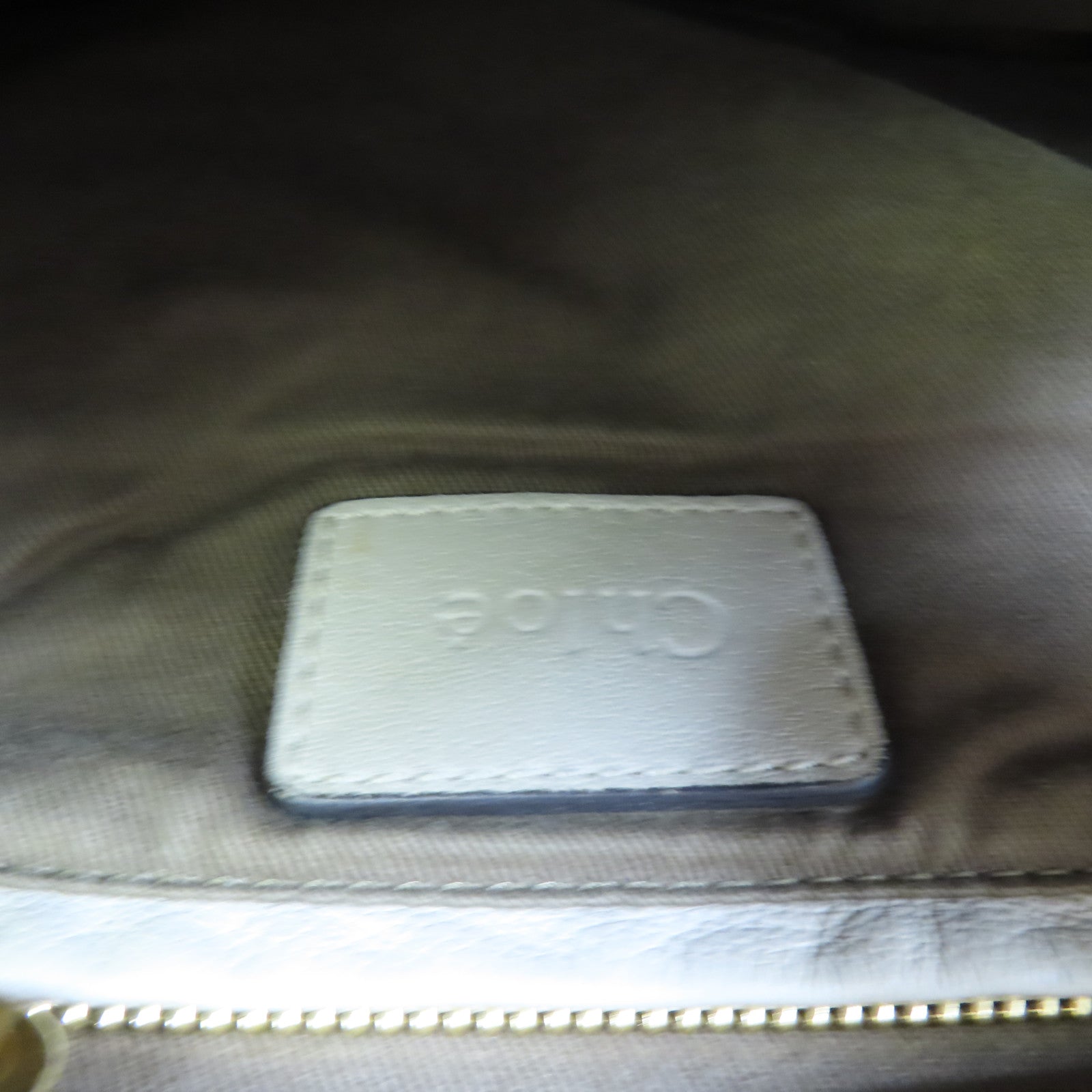 Chloe 牛皮皮革Marcie金扣肩背袋