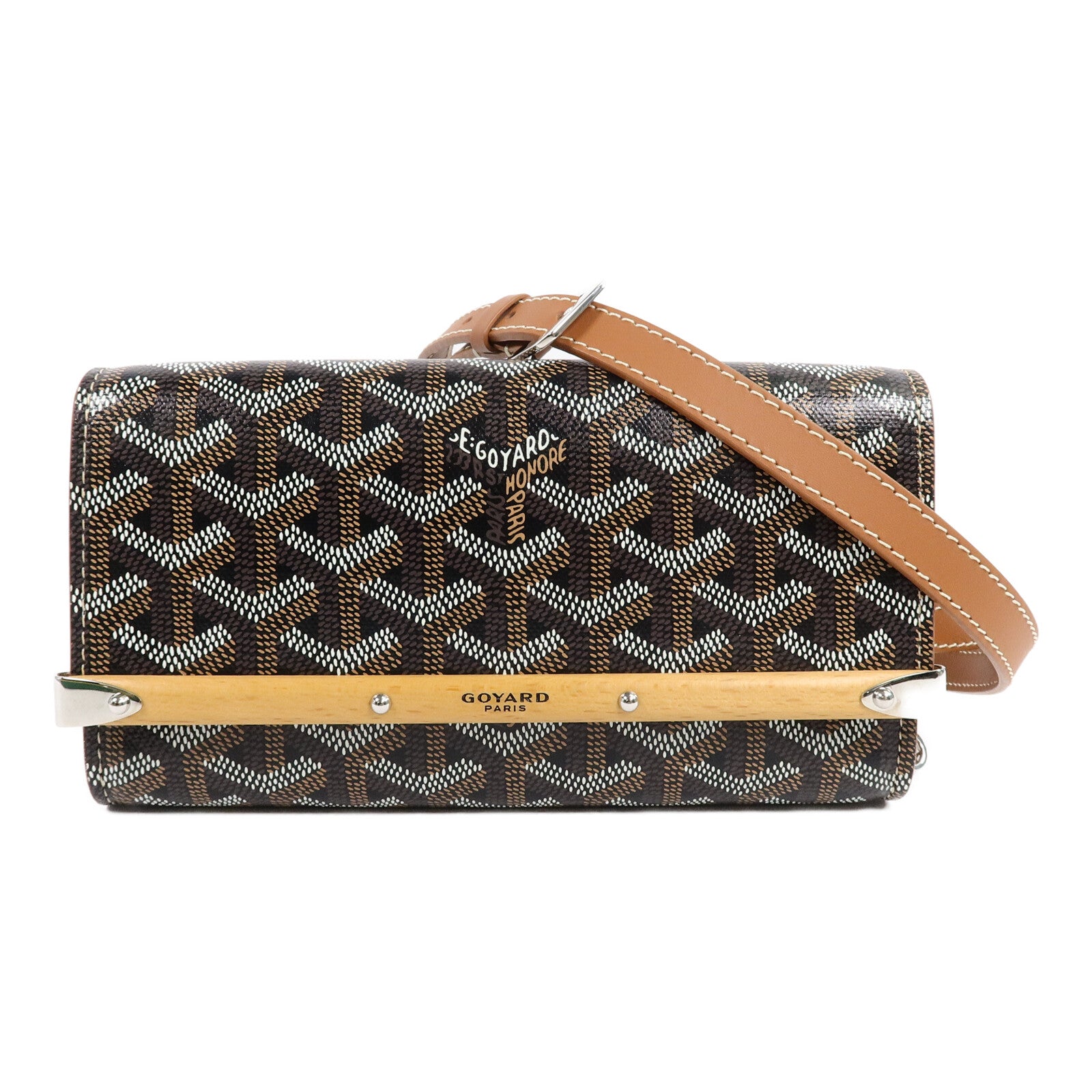 GOYARD 塗層帆布Monte-Carlo PM Clutch肩背袋